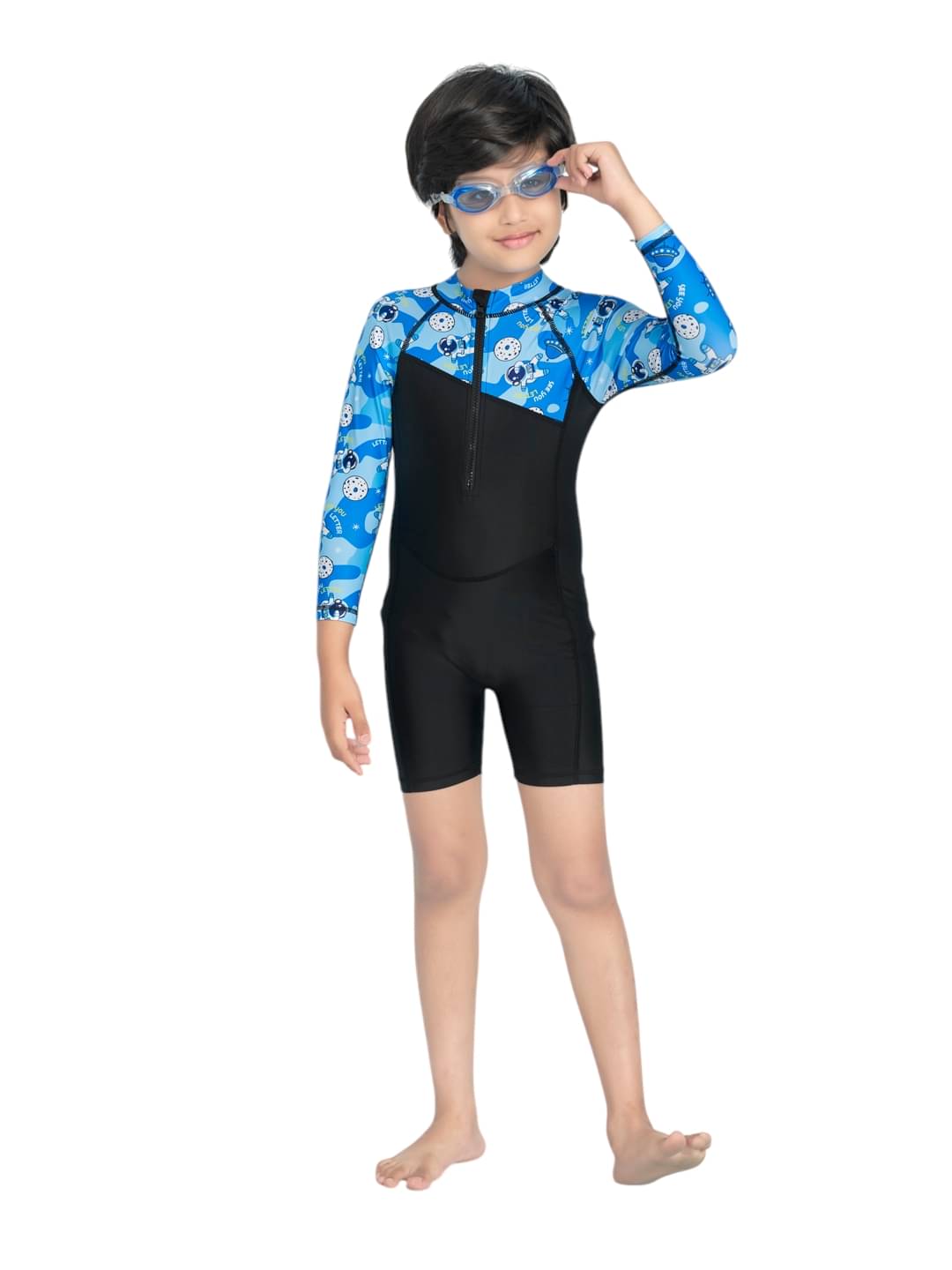     			Aarika Boys Swimming Suit Sets ( Pack of 1 , Blue )