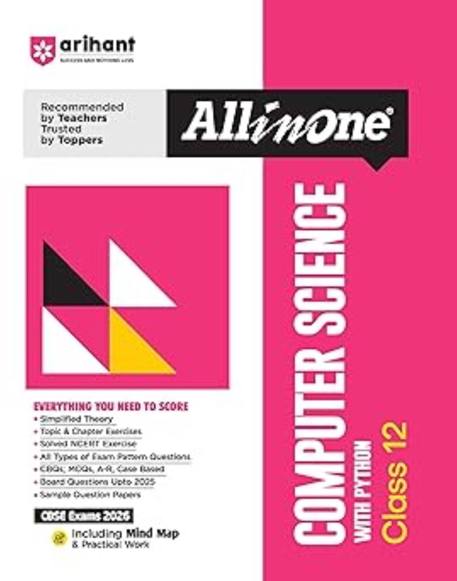     			Arihant All in One Computer Science Class 12 for CBSE Exams 2026