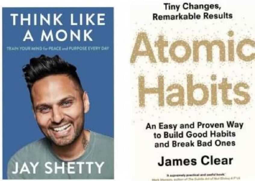     			Atomic Habits + Think Like A Monk