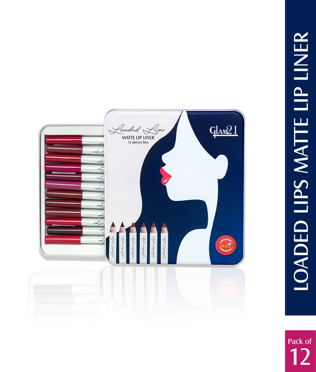     			Glam21 Lip Liner Pencil Multicoloured Multi 100
