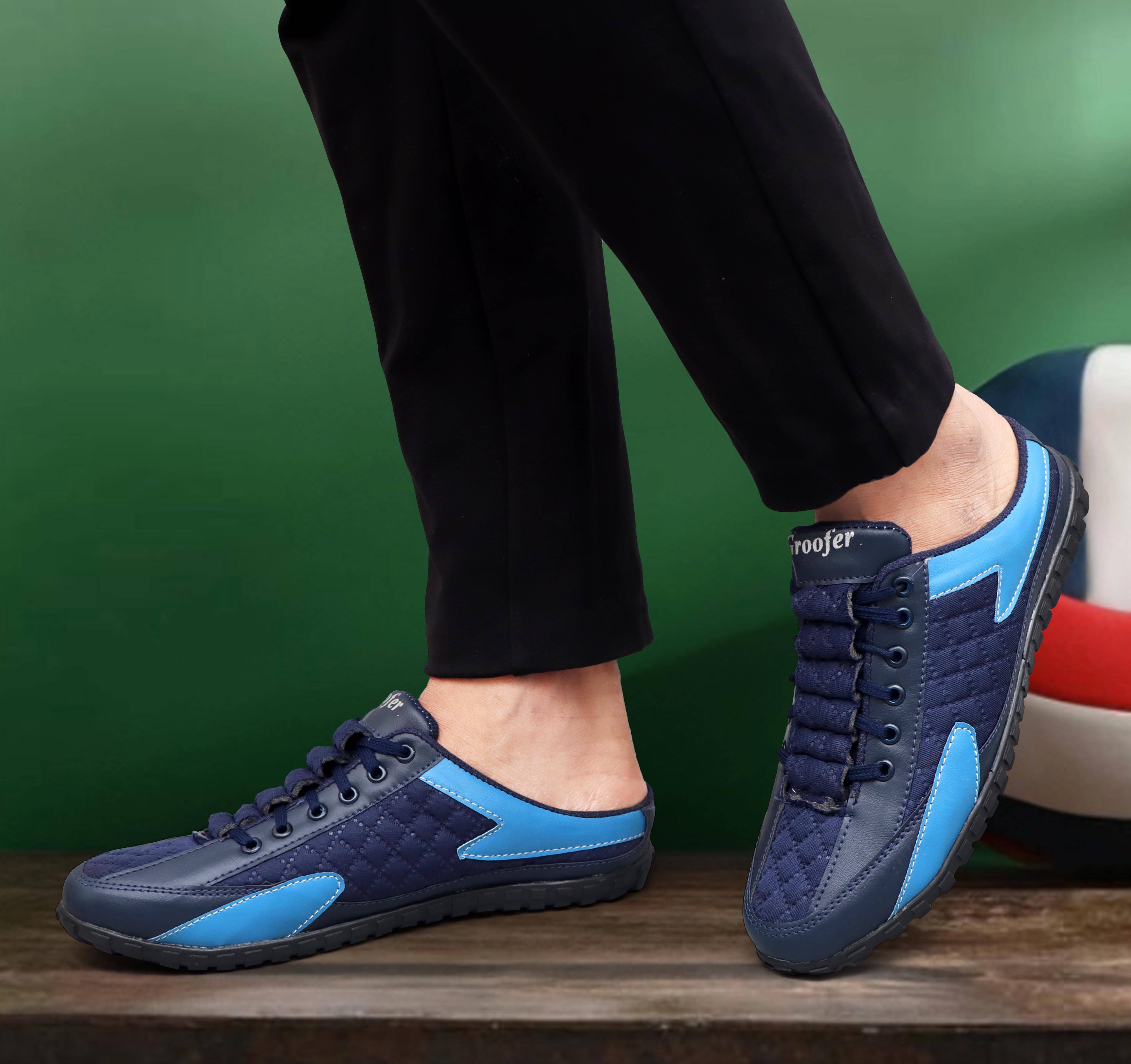     			Groofer - Blue Men's Clogs