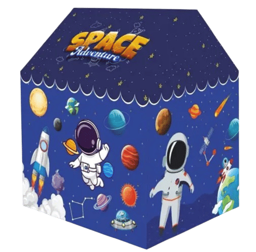 Kids Space Theme Play Tent House, Multicolor Kids Space Theme Play Tent House, Multicolor