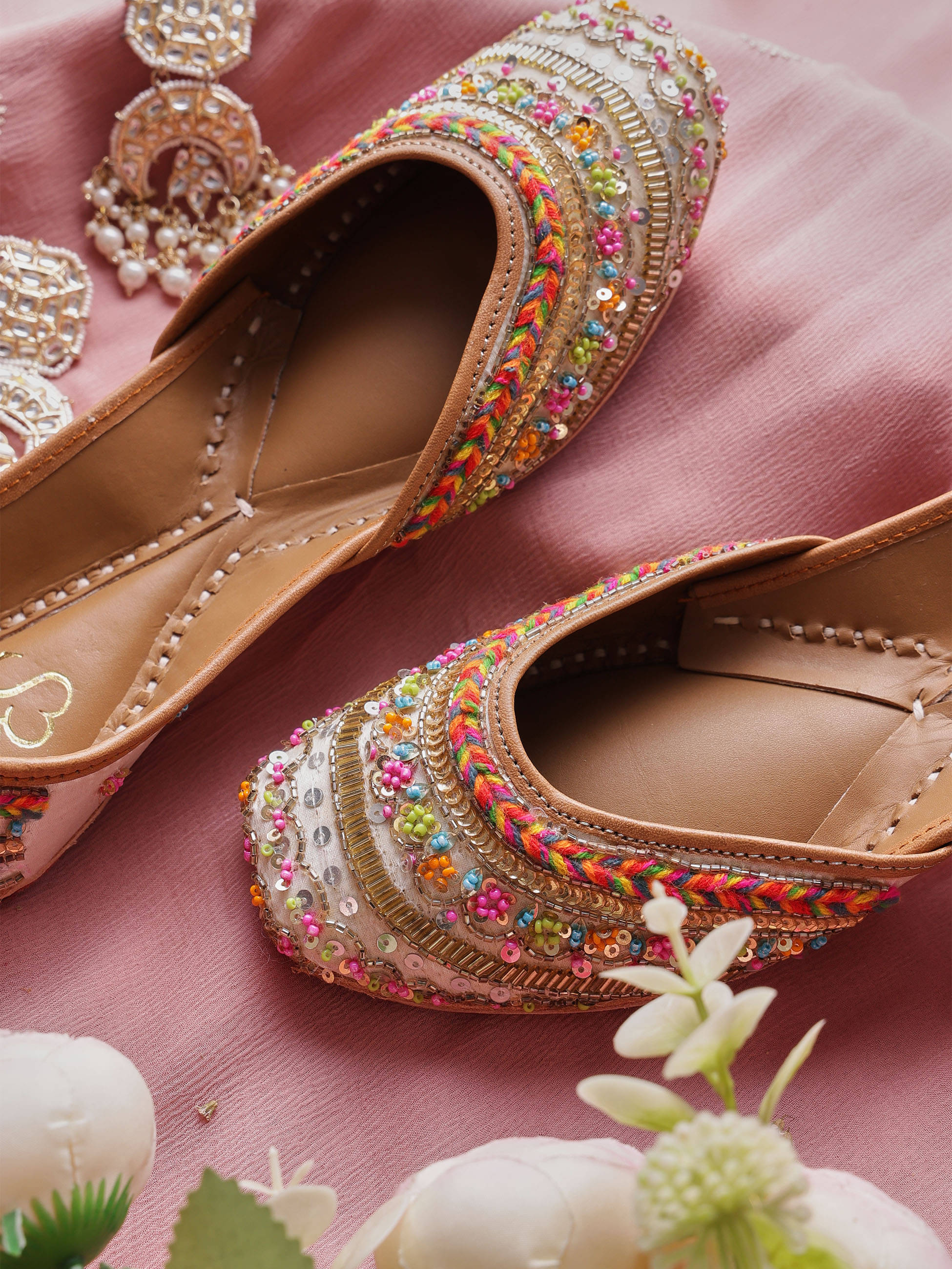     			LABEL SHONA ROHATGI GARG Multi Color Women's Mojaris