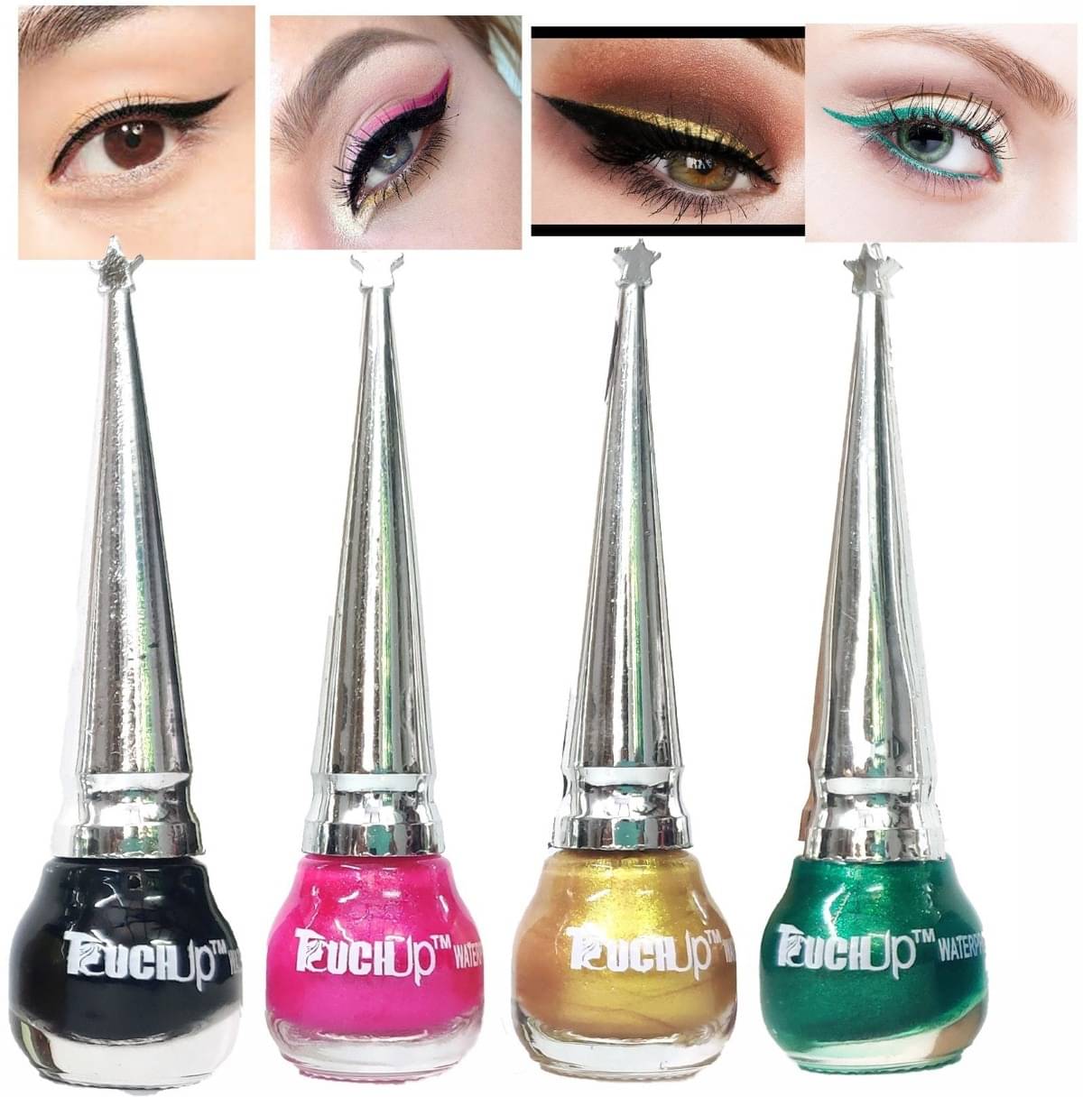     			RAYNE Multi Shimmer Eye Liner Liquid ( Pack of 4 )