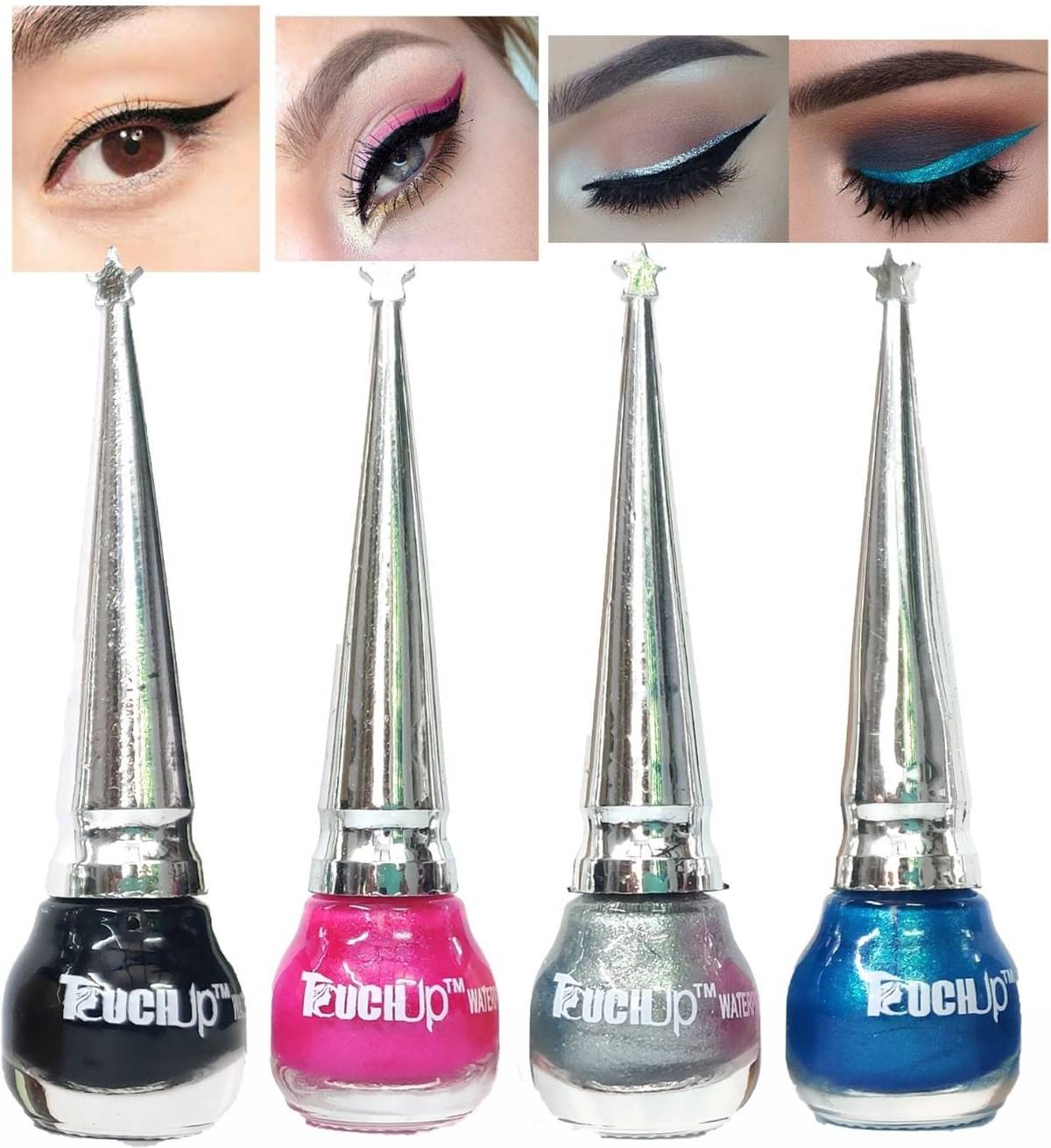     			RAYNE Multi Shimmer Eye Liner Liquid ( Pack of 4 )