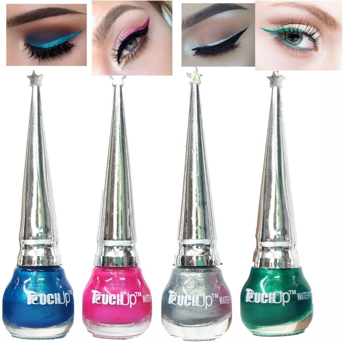     			RAYNE Multi Shimmer Eye Liner Liquid ( Pack of 4 )