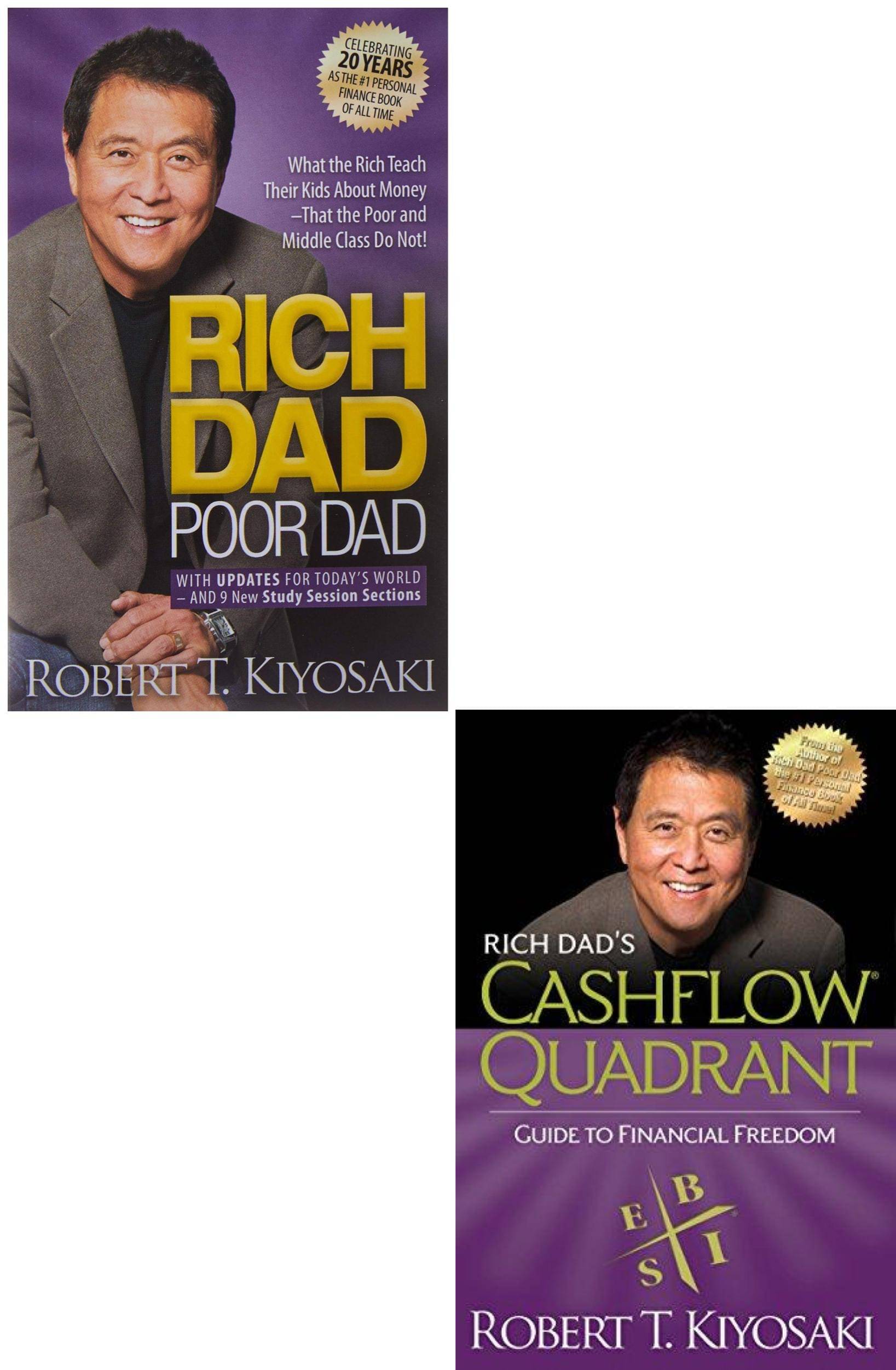 Rich Dads Cashflow Quadrant + Rich Dad Poor Dad (Robert T. Kiyosaki) (A/S Book Seller) Rich Dads Cashflow Quadrant + Rich Dad Poor Dad (Robert T. Kiyosaki) (A/S Book Seller)