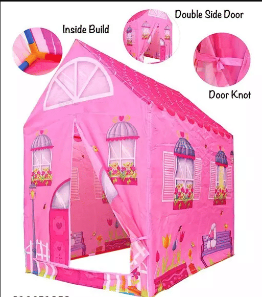     			Royal Tent hub Jumbo Size Extremely Light Weight, Water Proof Kids Play Tent House for 10 Year Old Girls and Boys (Doll House Tent)