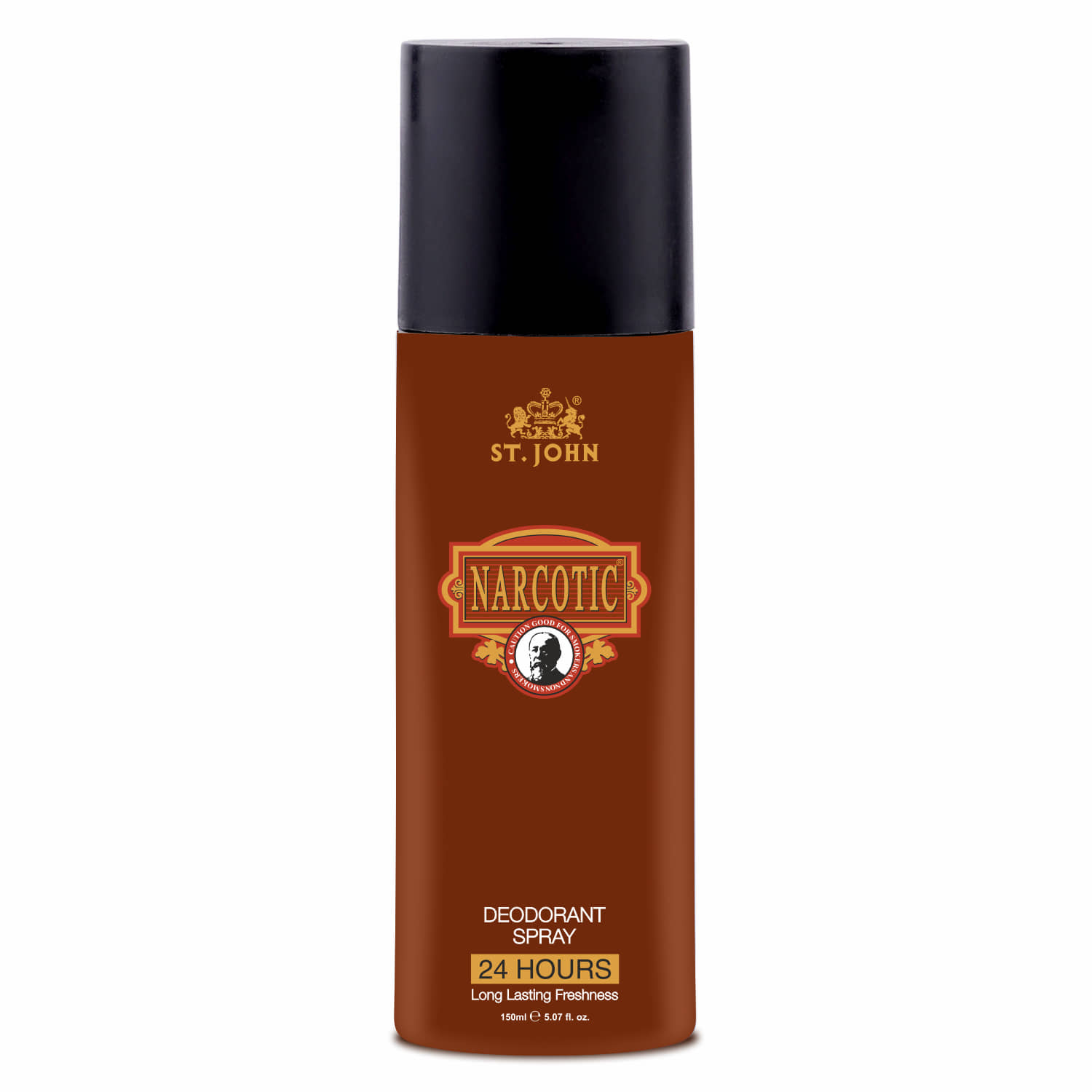 St. John Narcotic Smokey & Woody Long Lasting Deodorant Spray for Men 150 ml ( Pack of 1 )