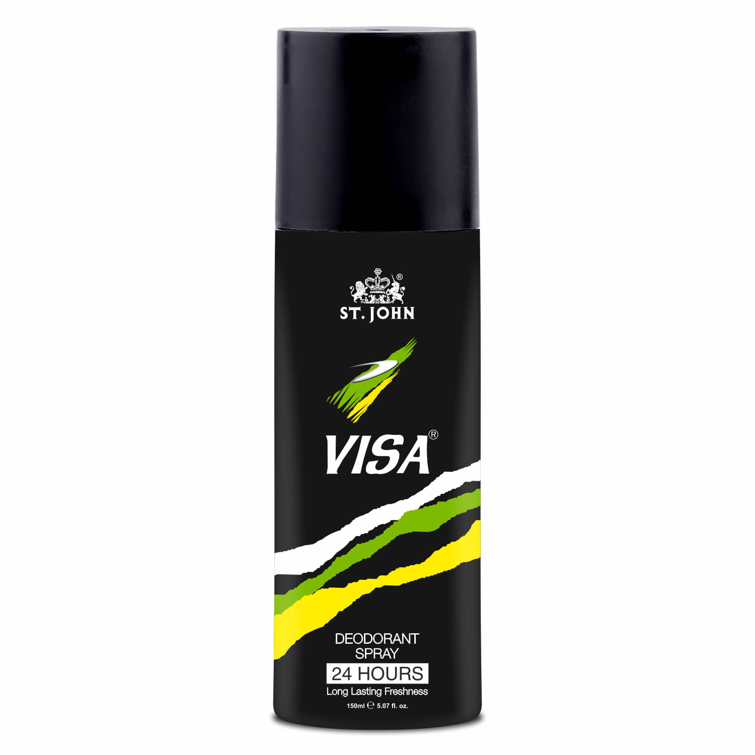 St. John Visa Citrus, Floral & Woody Scent Deodorant Spray for Men 150 ml ( Pack of 1 ) St. John Visa Citrus, Floral & Woody Scent Deodorant Spray for Men 150 ml ( Pack of 1 )