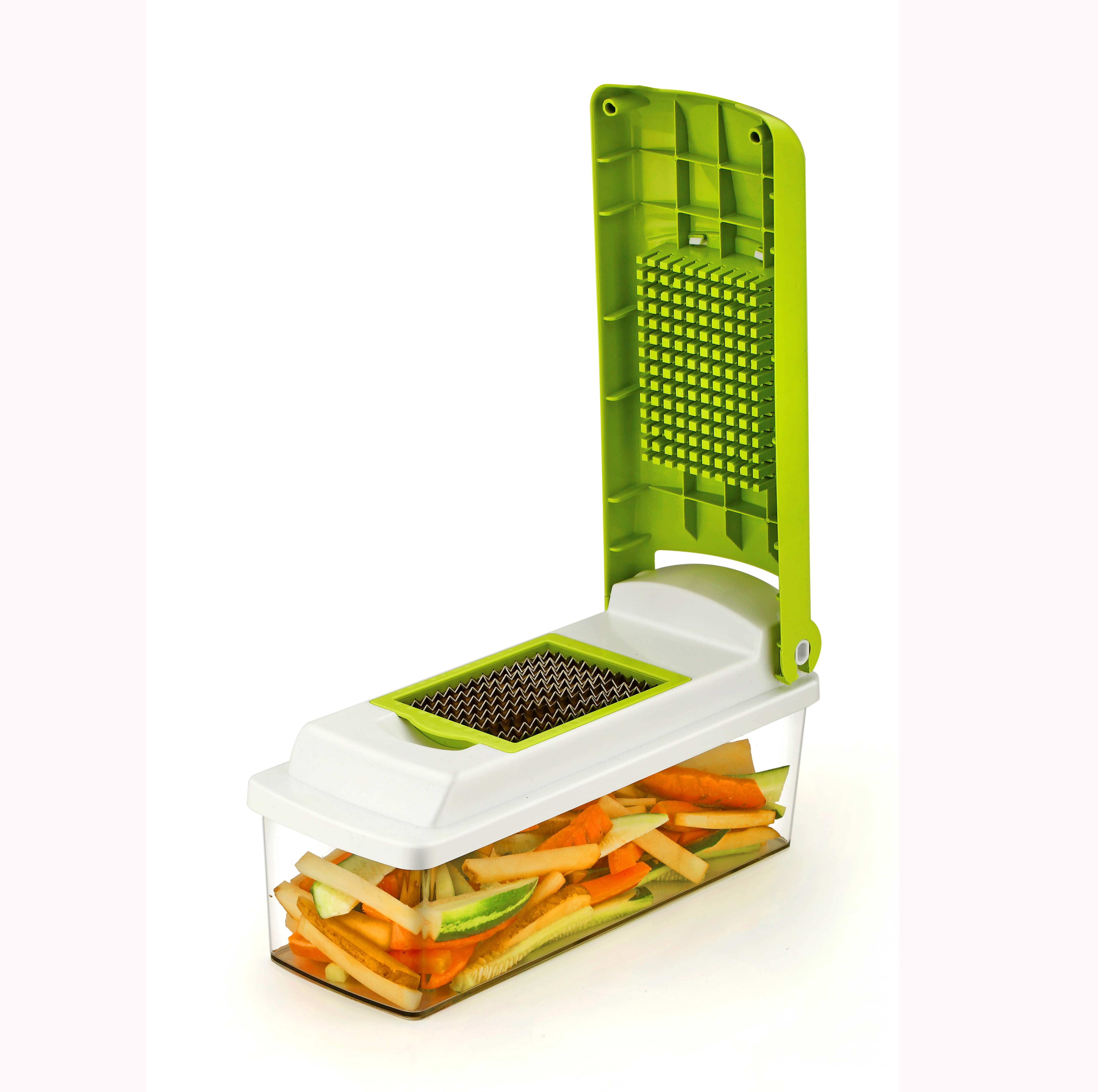 Swaraa Kitchenware 5 in 1 Multipurpose Chopper, Fruits & Vegetable Cutters, Grater Peeler Chipser, Unbreakable Food Grade , Easy Push to Clean Button Slicer Dicer, Chopper for Kitchen Swaraa Kitchenware 5 in 1 Multipurpose Chopper, Fruits & Vegetable Cutters, Grater Peeler Chipser, Unbreakable Food Grade , Easy Push to Clean Button Slicer Dicer, Chopper for Kitchen
