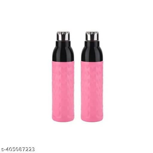     			Swaraa Kitchenware Pink Plastic Water Bottle 1000 mL ( Set of 2 )