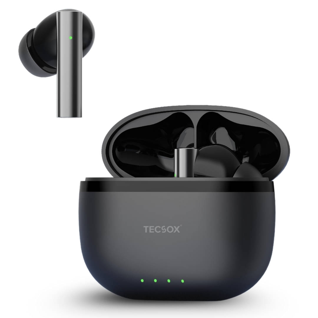     			TECSOX Bullet S26 Wireless Earbuds – 30H Playtime, Deep Bass, 13mm Drivers, Crystal Clear Sound