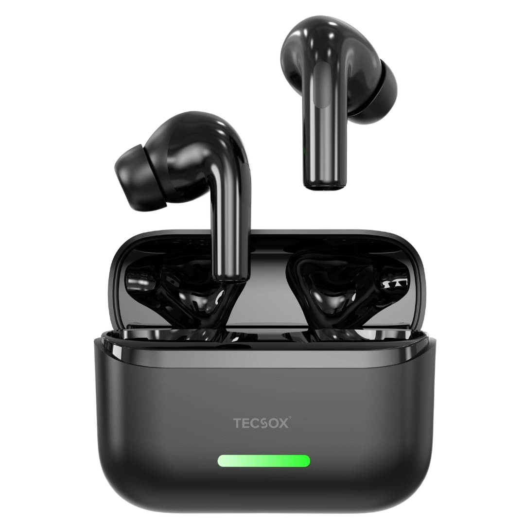     			TECSOX Bullet T41 Wireless Earbuds – 30H Playtime, Deep Bass, 13mm Drivers, Crystal Clear Sound