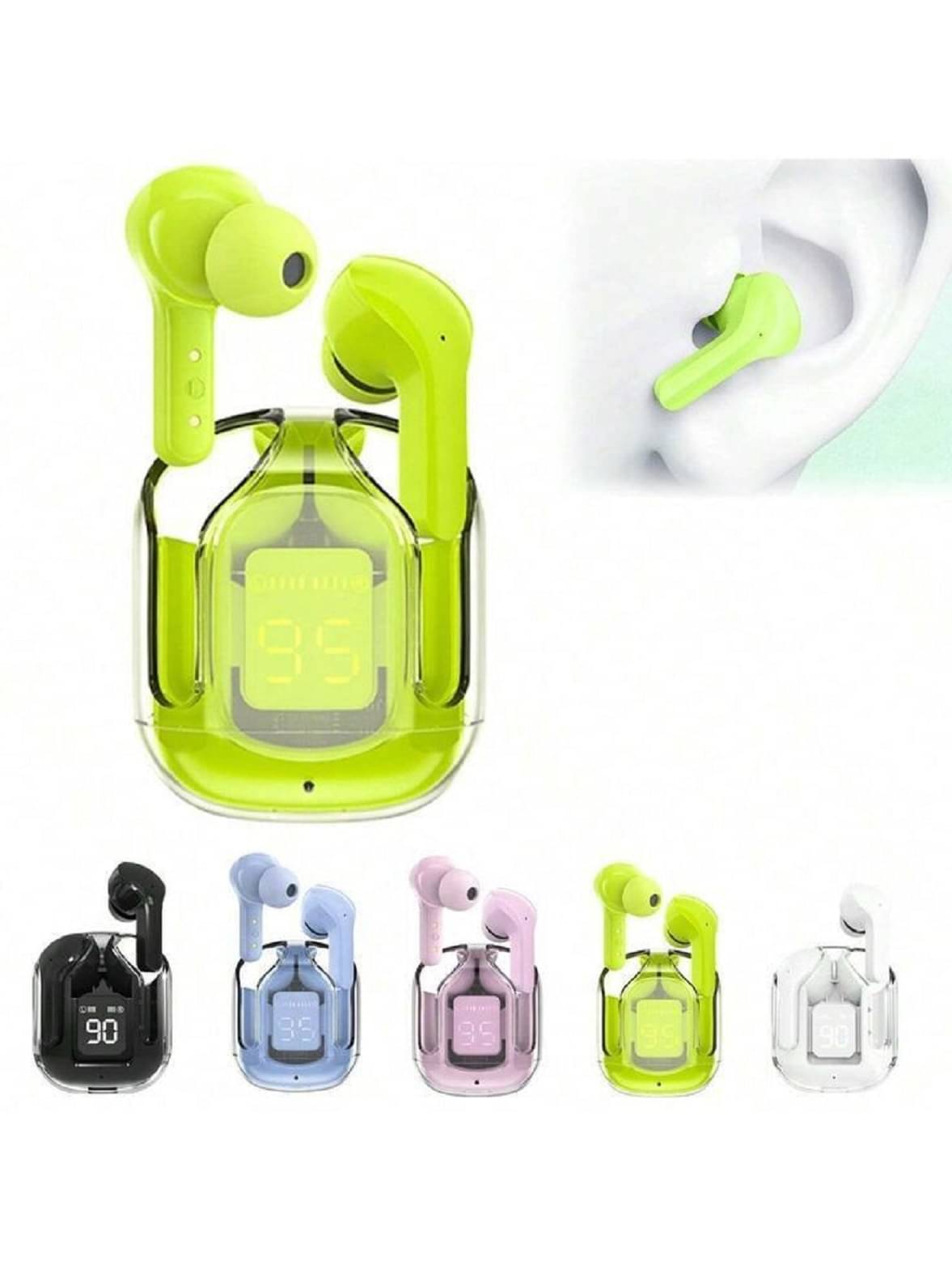     			Wireless Bluetooth Ear Buds with LONG Playtime,ENC Mic, Made in India, Low Latency Gaming, Touch Controls, Rich Bass Drivers, TWS Earbuds Bluetooth Wireless
