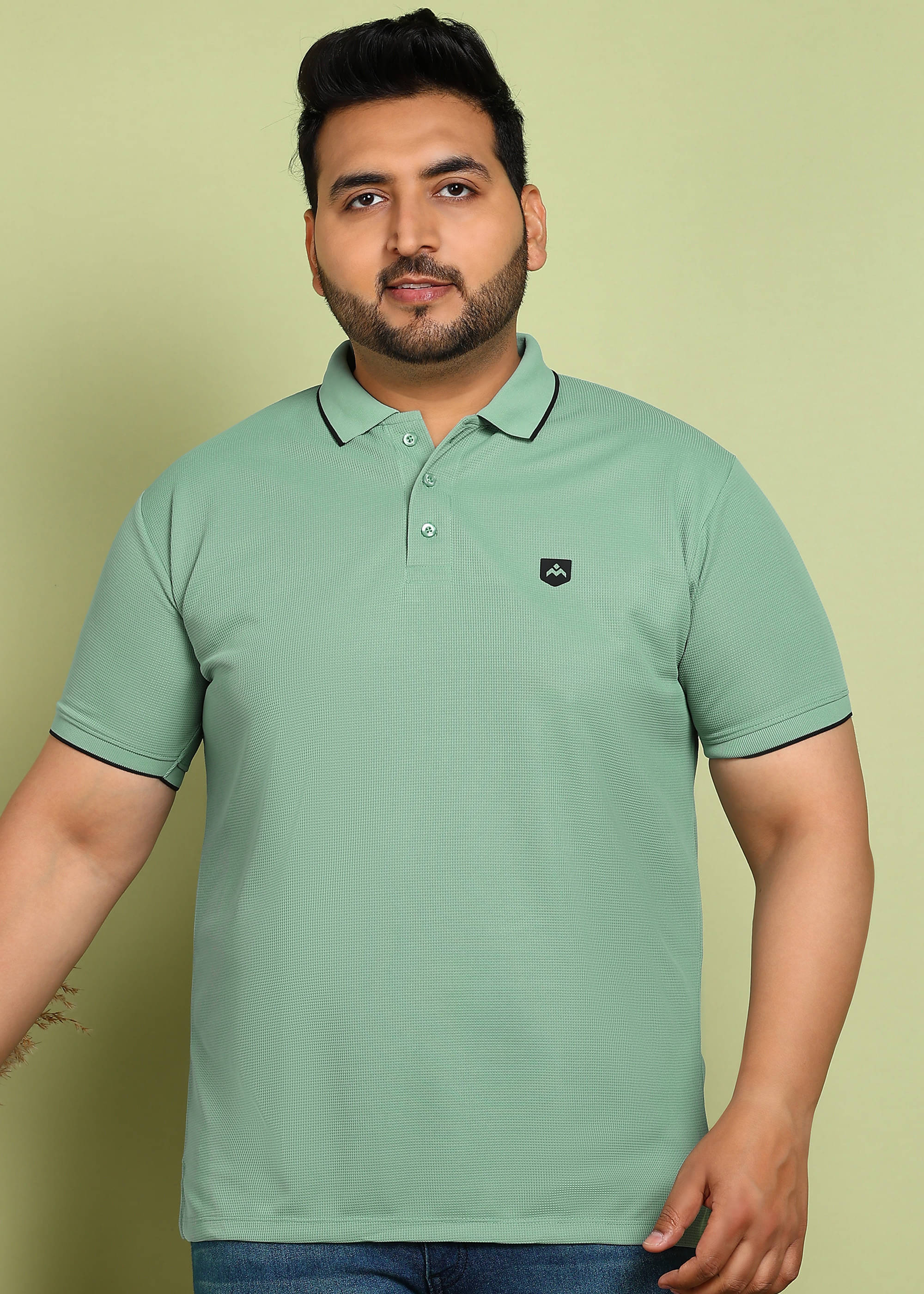 ADWYN PETER Men Cotton Regular Fit Solid Polo T Shirt ( Dark Grey ) ADWYN PETER Men Cotton Regular Fit Solid Polo T Shirt ( Dark Grey )