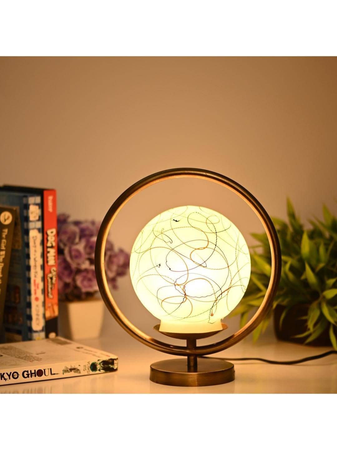     			AFAST White Decorative Table Lamp ( Pack of 1 )