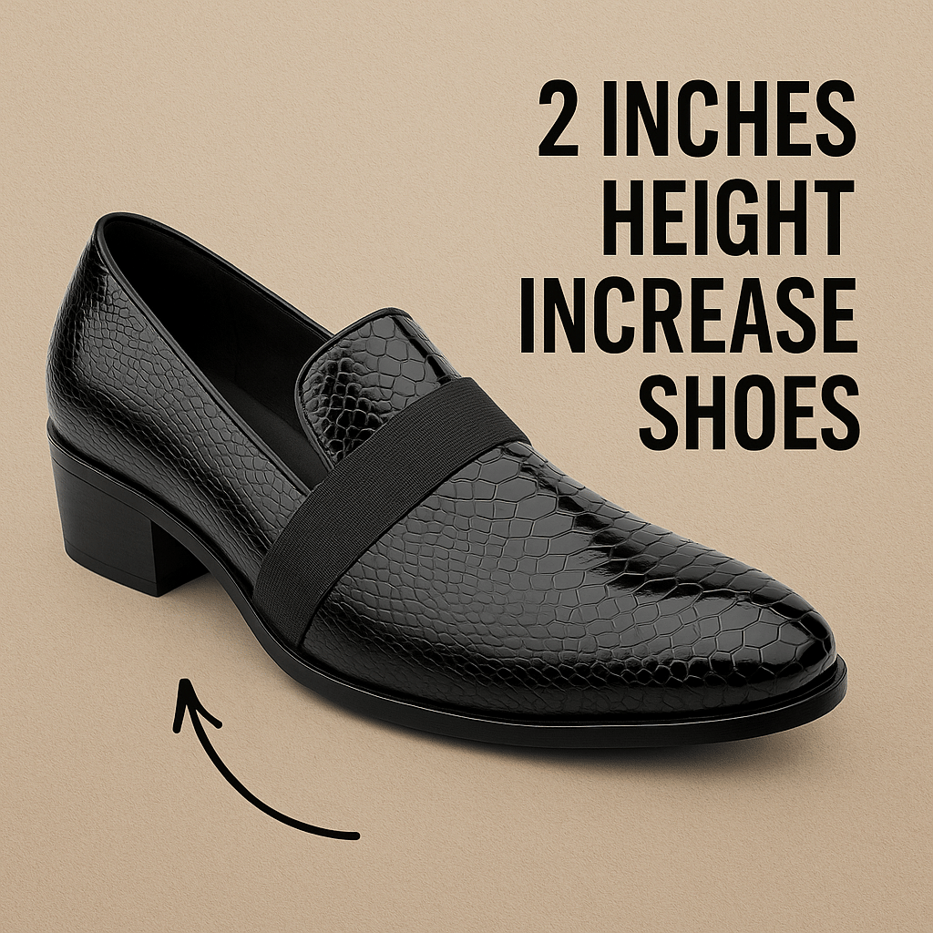 BXXY Height Increasing Party Loafer Black Men's Lifestyle Shoes BXXY Height Increasing Party Loafer Black Men's Lifestyle Shoes