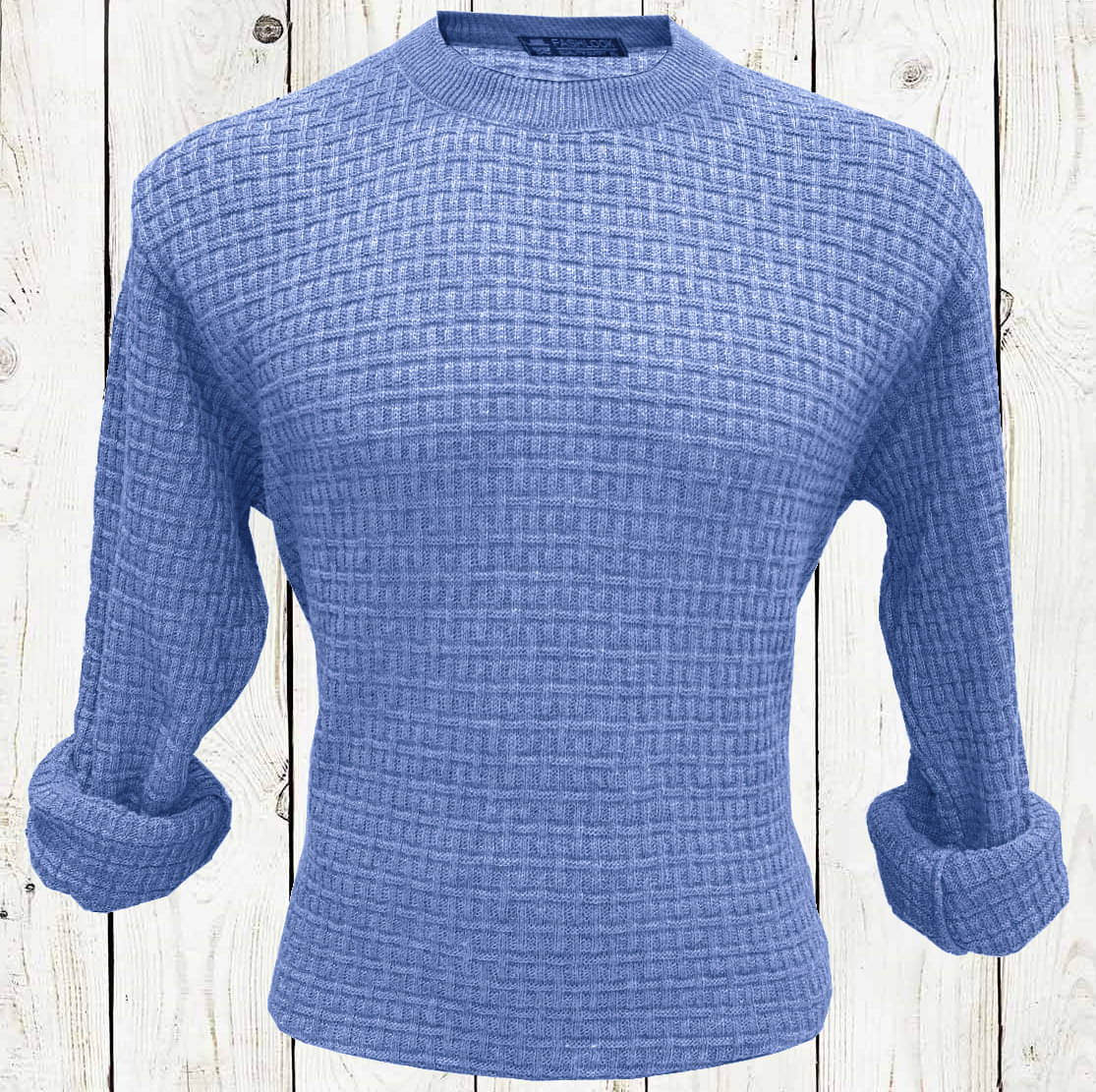 CAT BUNNY Woollen Blend Round Neck Men's Full Sleeves Pullover Sweater - Blue ( Pack of 1 ) CAT BUNNY Woollen Blend Round Neck Men's Full Sleeves Pullover Sweater - Blue ( Pack of 1 )
