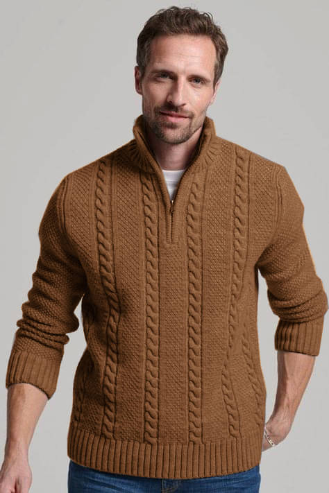 CAT BUNNY Woollen High Neck Men's Full Sleeves Pullover Sweater - Camel ( Pack of 1 ) CAT BUNNY Woollen High Neck Men's Full Sleeves Pullover Sweater - Camel ( Pack of 1 )