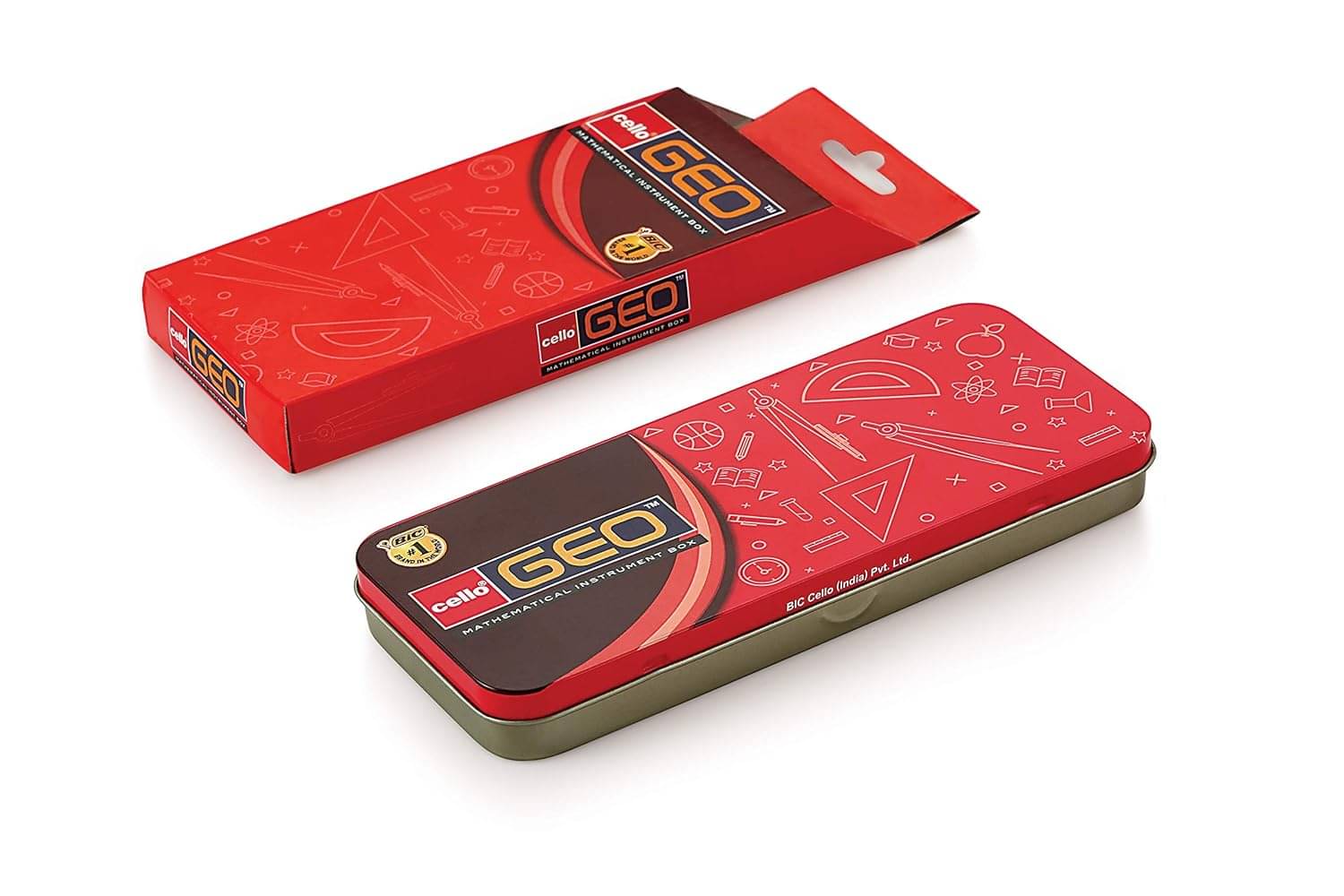     			Cello Geo Mathematical Instrument Box  PACK OF 3