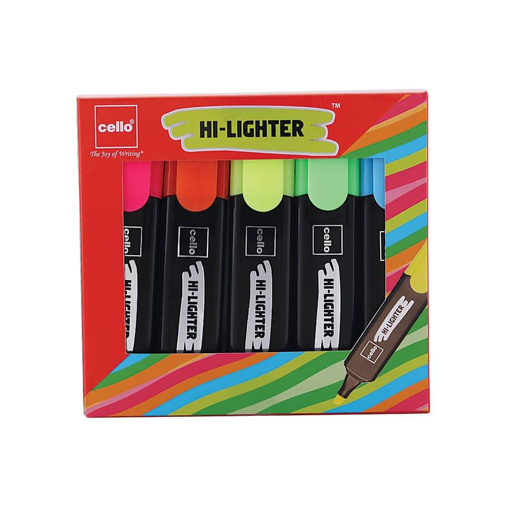 Cello Highlighter Refresh Po 5S (Pack of 3) Cello Highlighter Refresh Po 5S (Pack of 3)