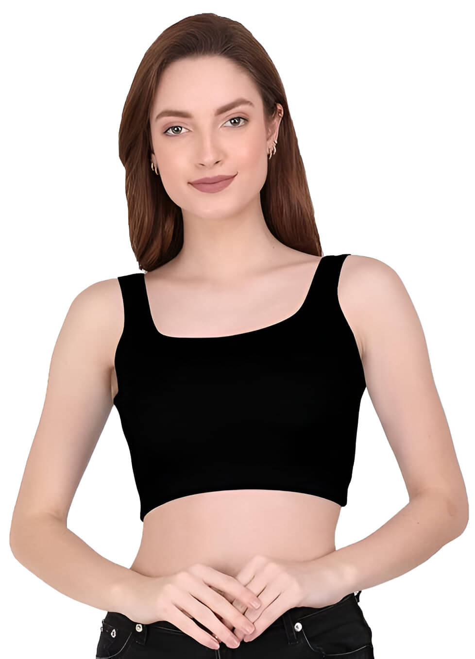 GARBFEB Women's Lycra Camisole Top ( Black ) GARBFEB Women's Lycra Camisole Top ( Black )