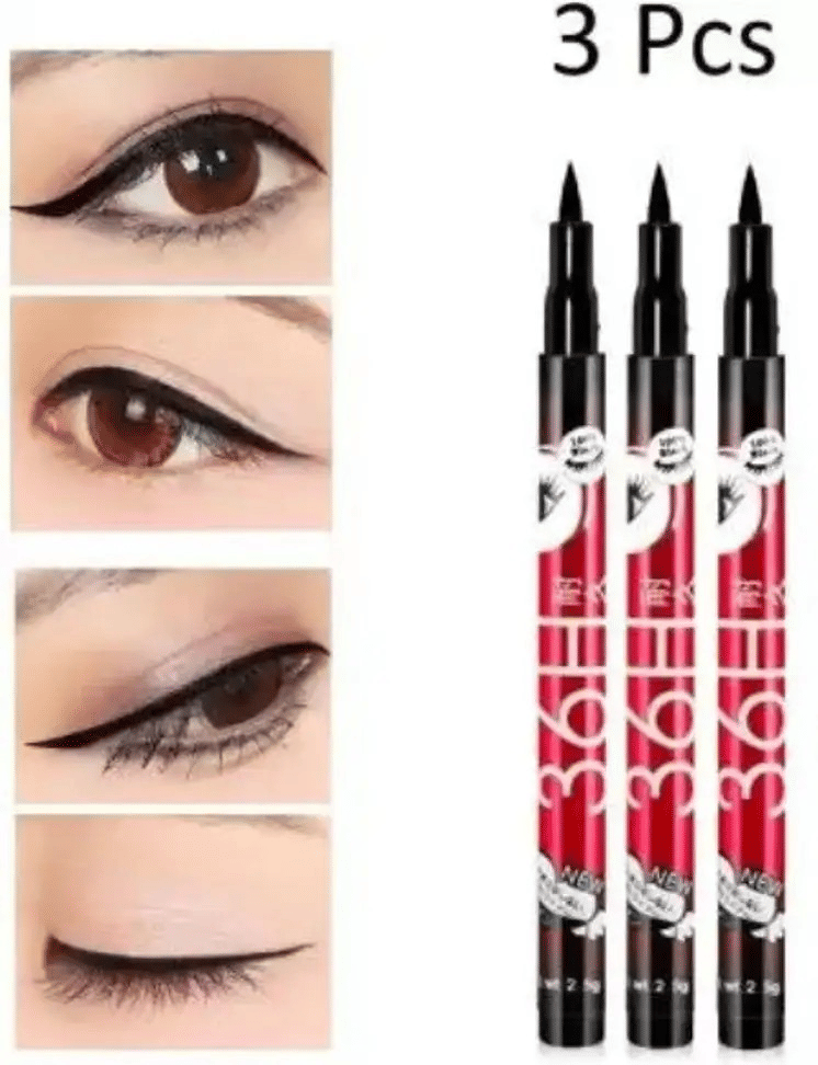     			Generic Black Matte Eye Liner Pencil ( Pack of 3 )