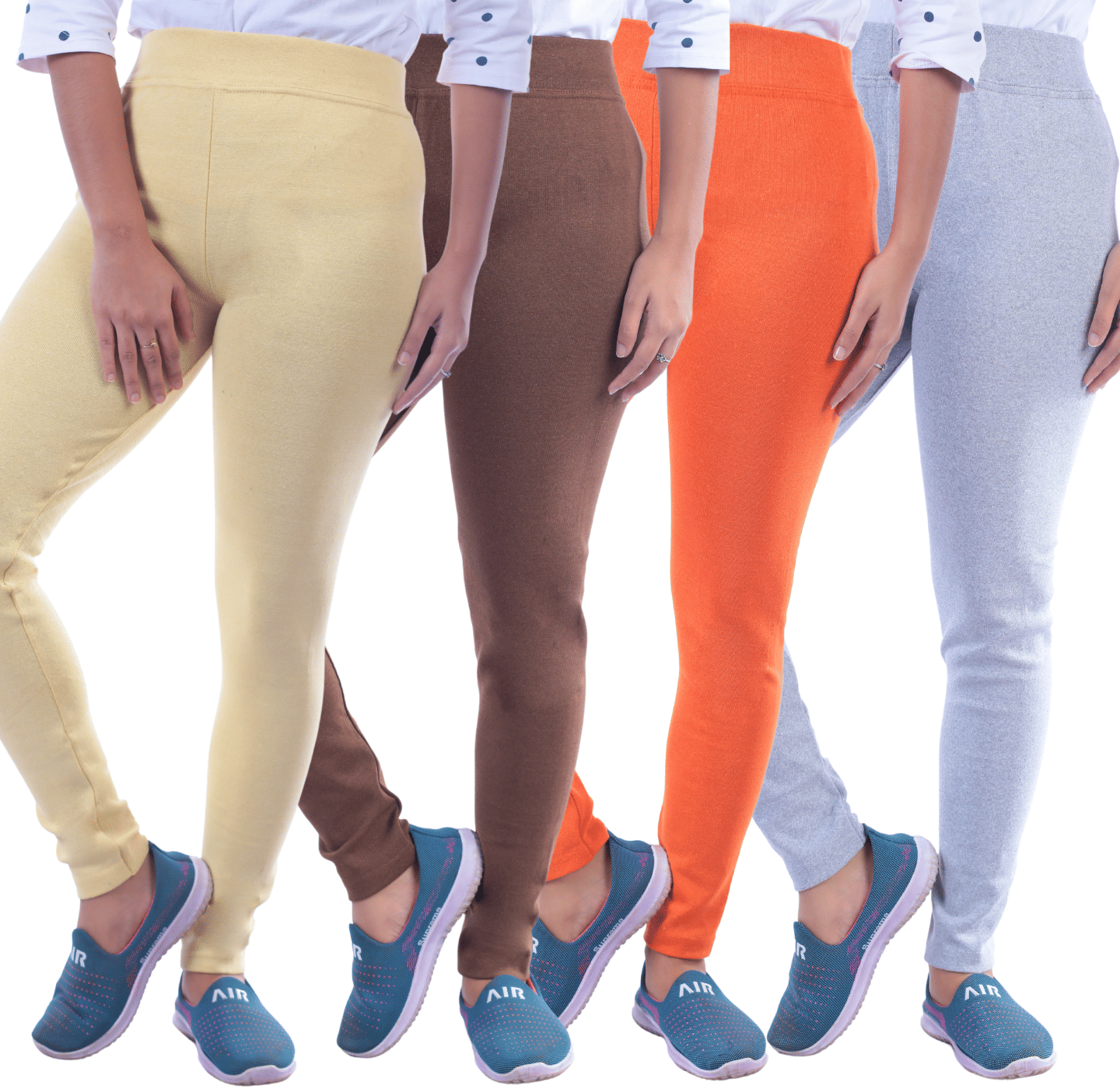     			KARARO Women Cotton Blend Skinny Fit Jegging