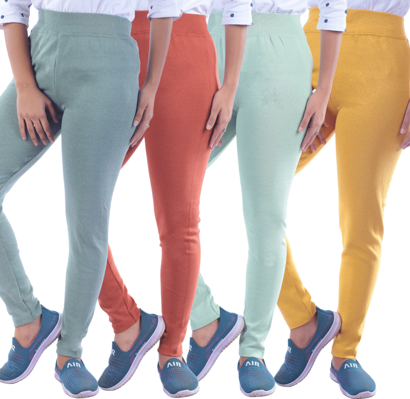     			KARARO Women Cotton Blend Skinny Fit Jegging