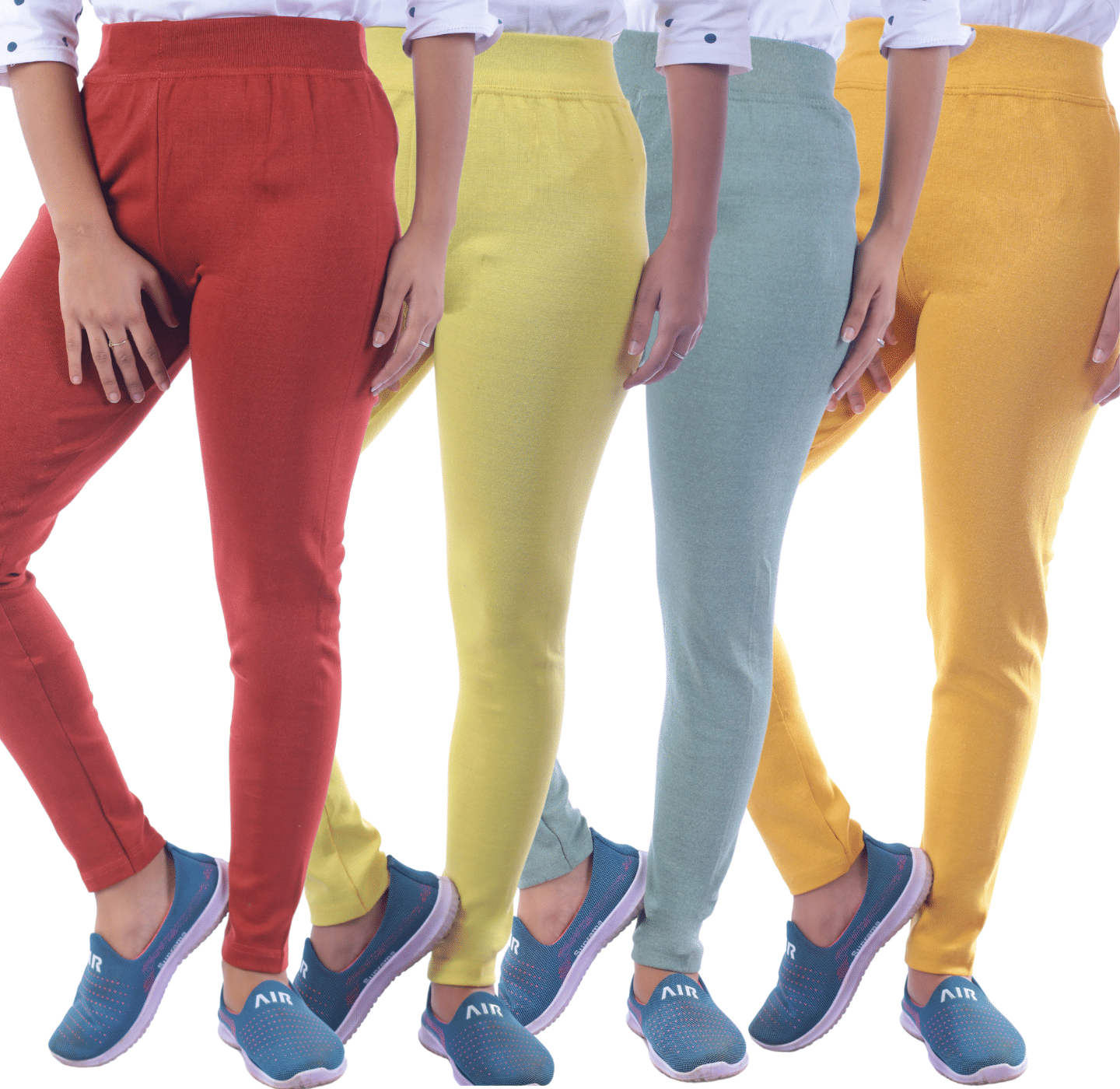     			KARARO Women Cotton Blend Skinny Fit Jegging
