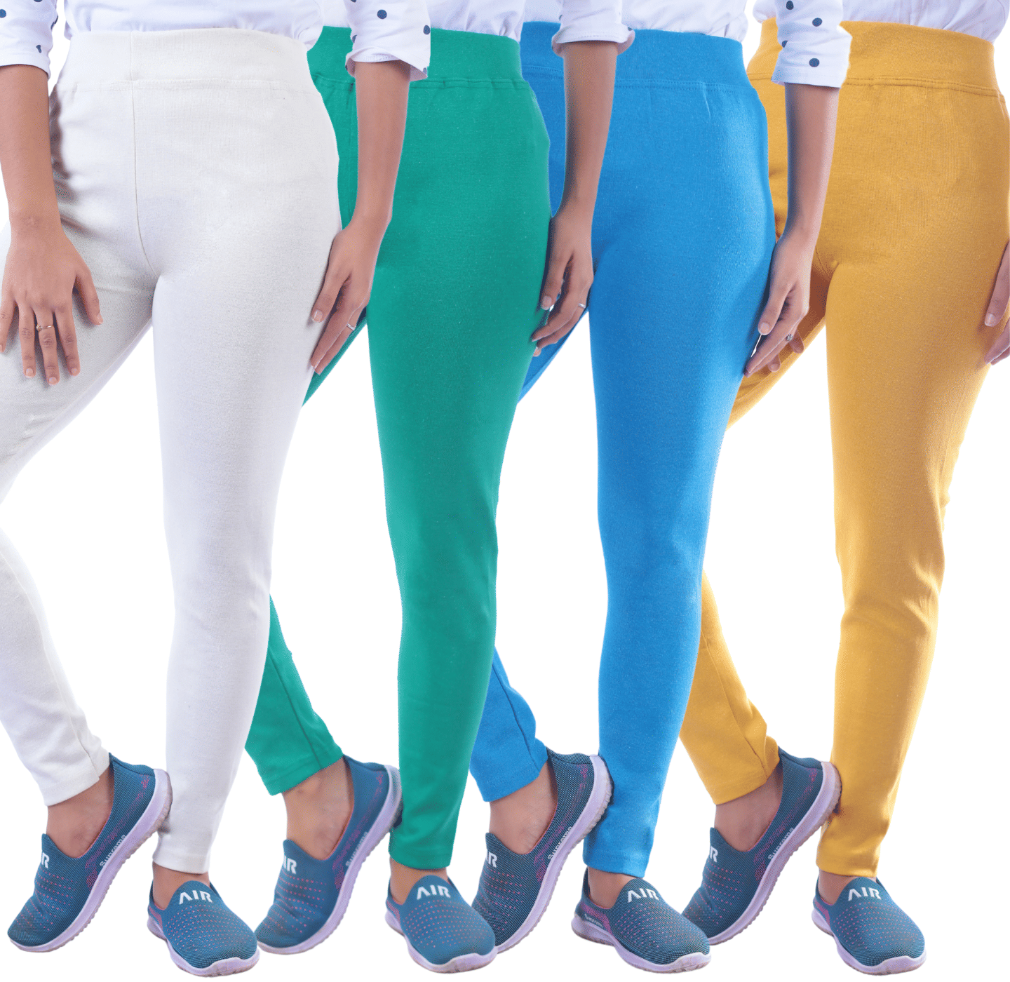     			KARARO Women Cotton Blend Skinny Fit Jegging