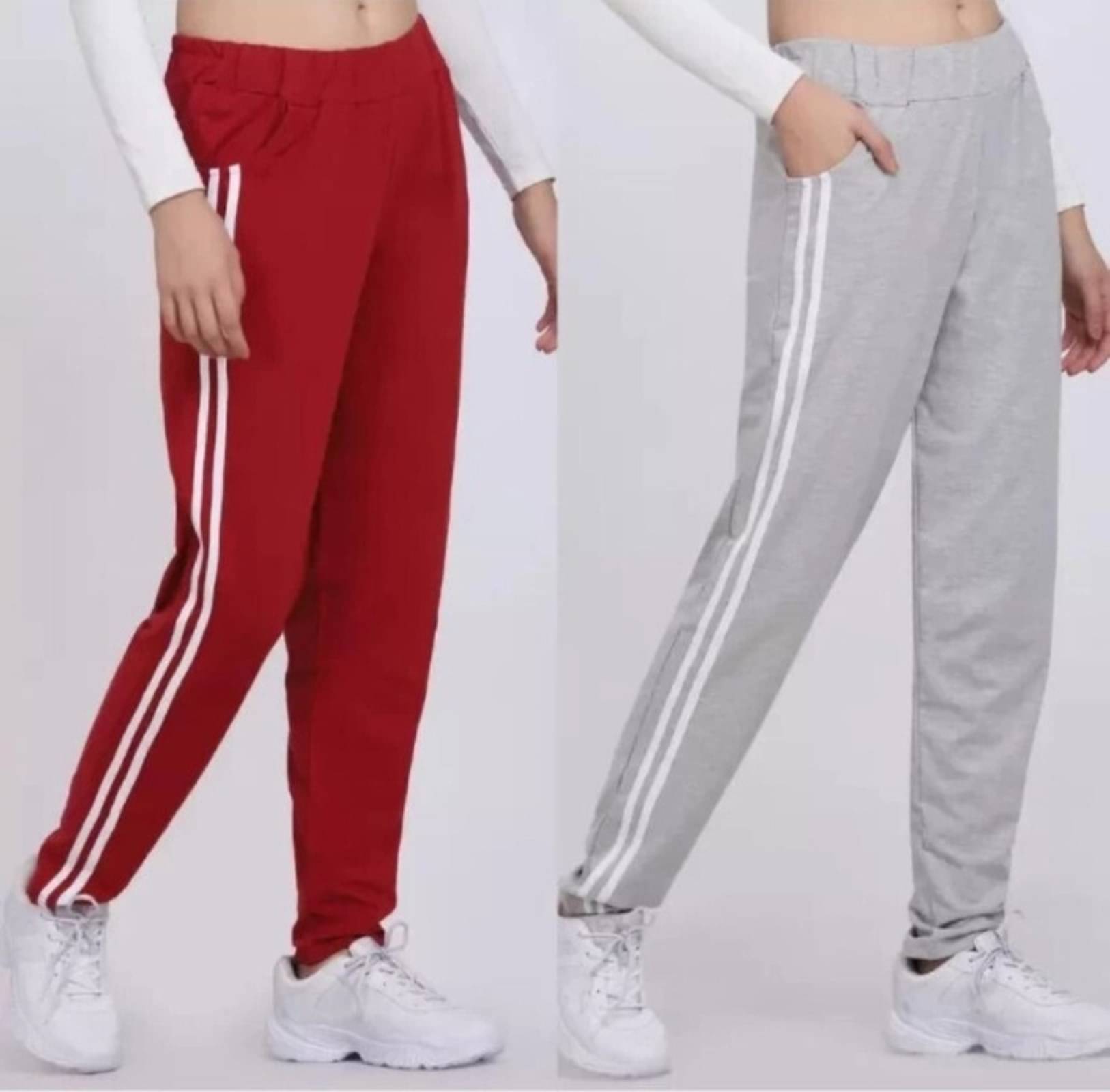     			MASTERY Pack of 2 Cotton Blend Regular Women's Casual Pants ( Multicolor )