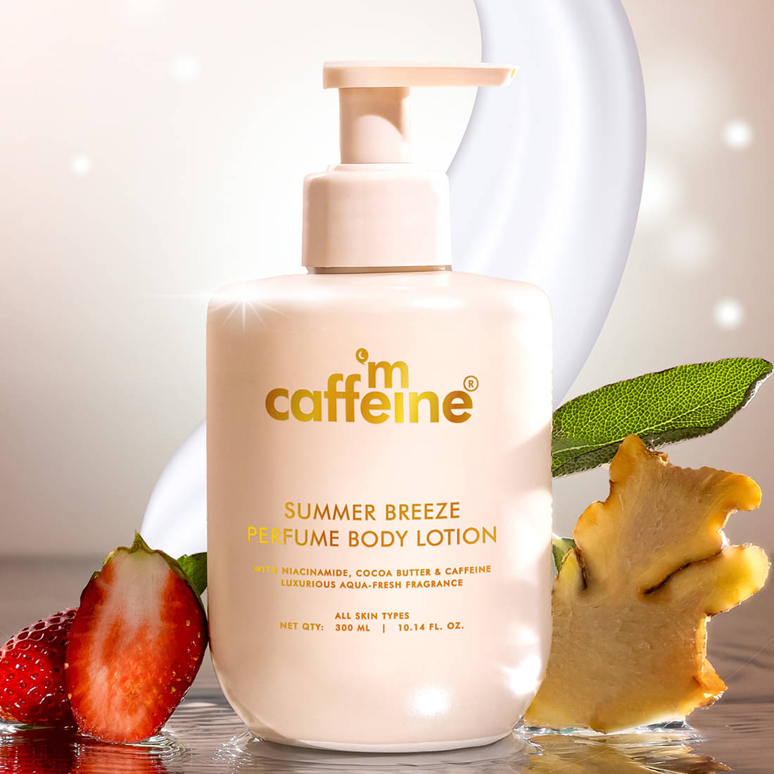     			Mcaffeine Moisturizing Lotion For All Skin Type 300 ml ( Pack of 1 )