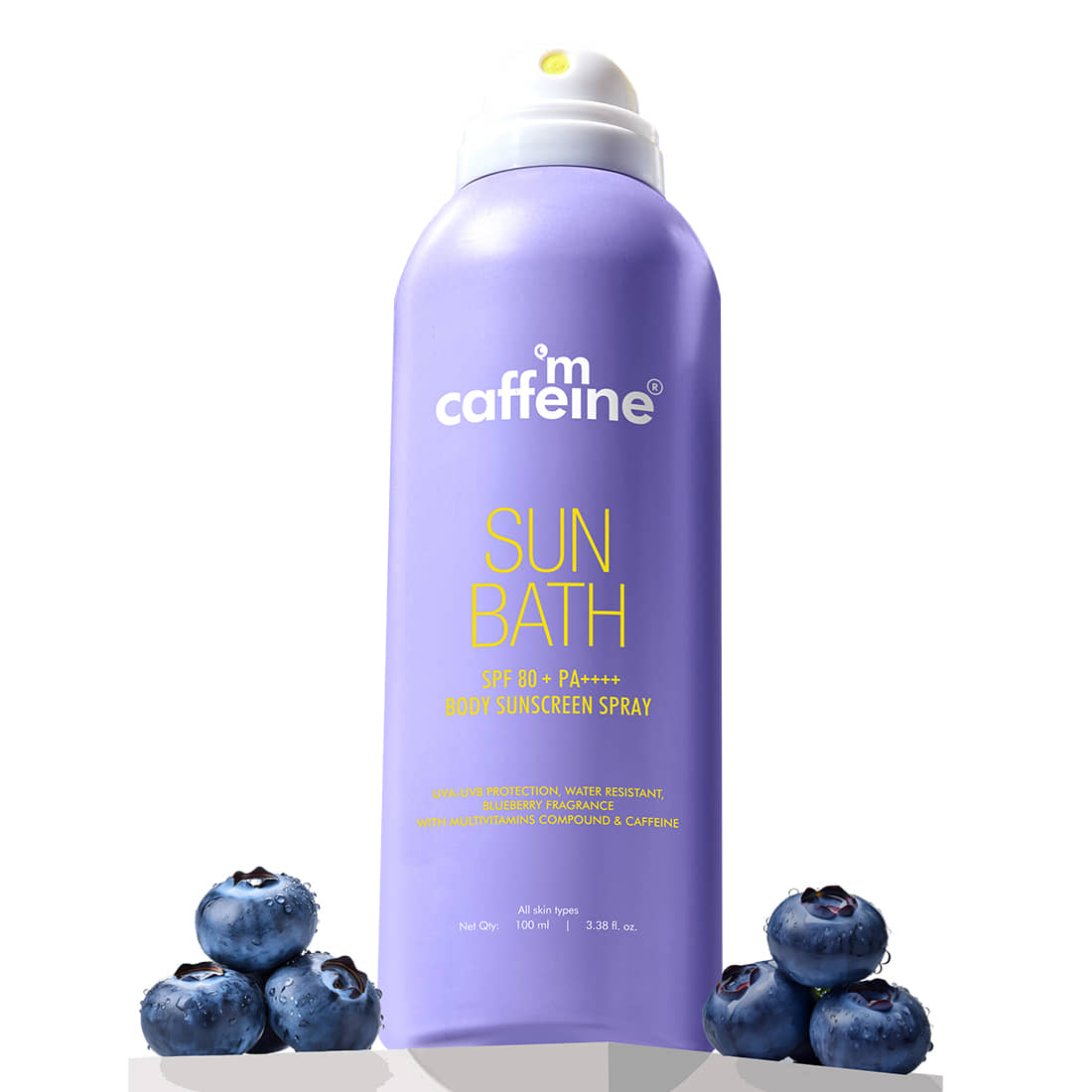 Mcaffeine SPF 80 Sunscreen Lotion For All Skin Type ( Pack of 1 )