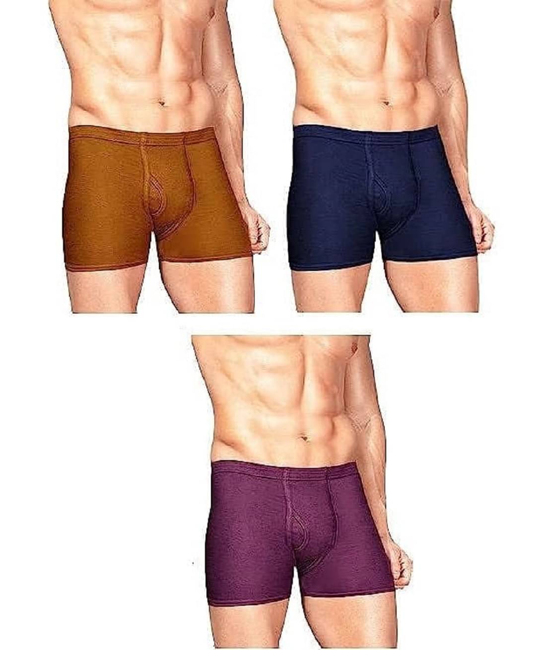 SONME ENTERPRISES Pack of 3 Cotton Blend Briefs For Men's ( Multicolor ) SONME ENTERPRISES Pack of 3 Cotton Blend Briefs For Men's ( Multicolor )