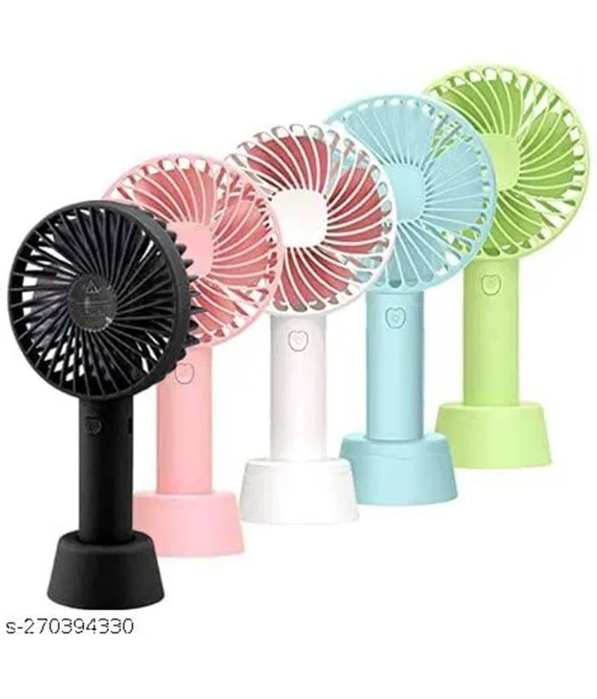 TGS - Mini Handheld Fan, 3 Speed modes USB Fan, Rechargeable Fan (Multicolor, Color as per available) TGS - Mini Handheld Fan, 3 Speed modes USB Fan, Rechargeable Fan (Multicolor, Color as per available)