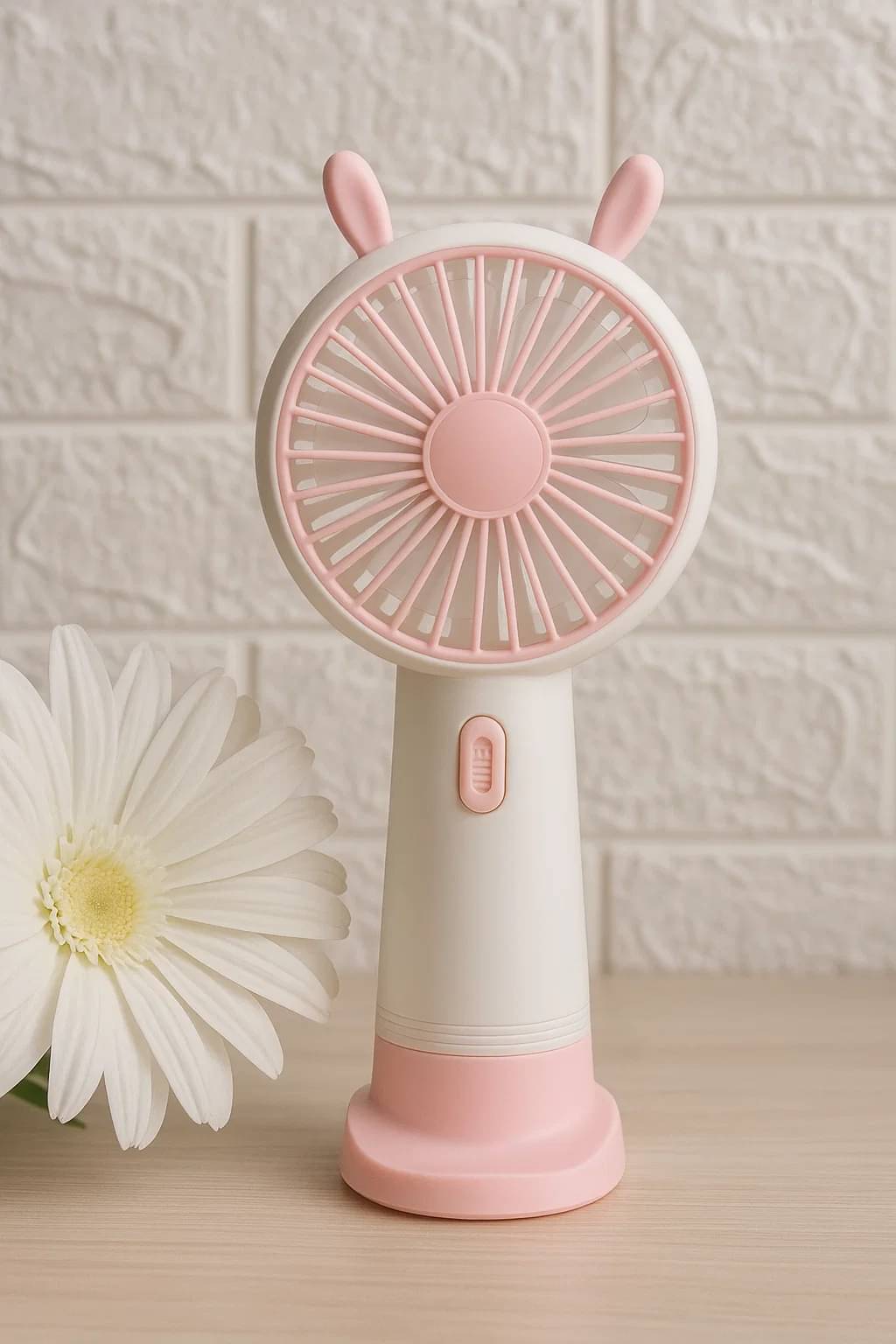     			TGS - Mini Portable USB Hand Fan – 1200mAh Rechargeable Battery, 3-Speed Mode, Up to 3 Hours Usage