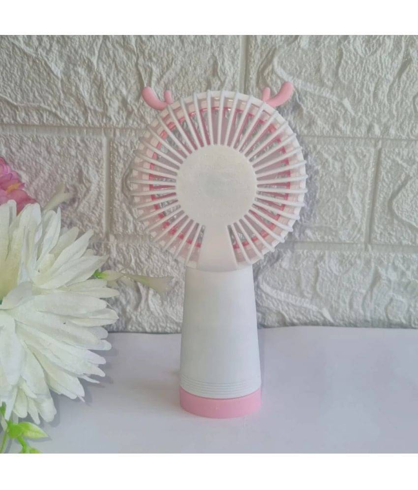     			TGS - Mini Portable USB Hand Fan – 1200mAh Rechargeable Battery, 3-Speed Mode, Up to 3 Hours Usage