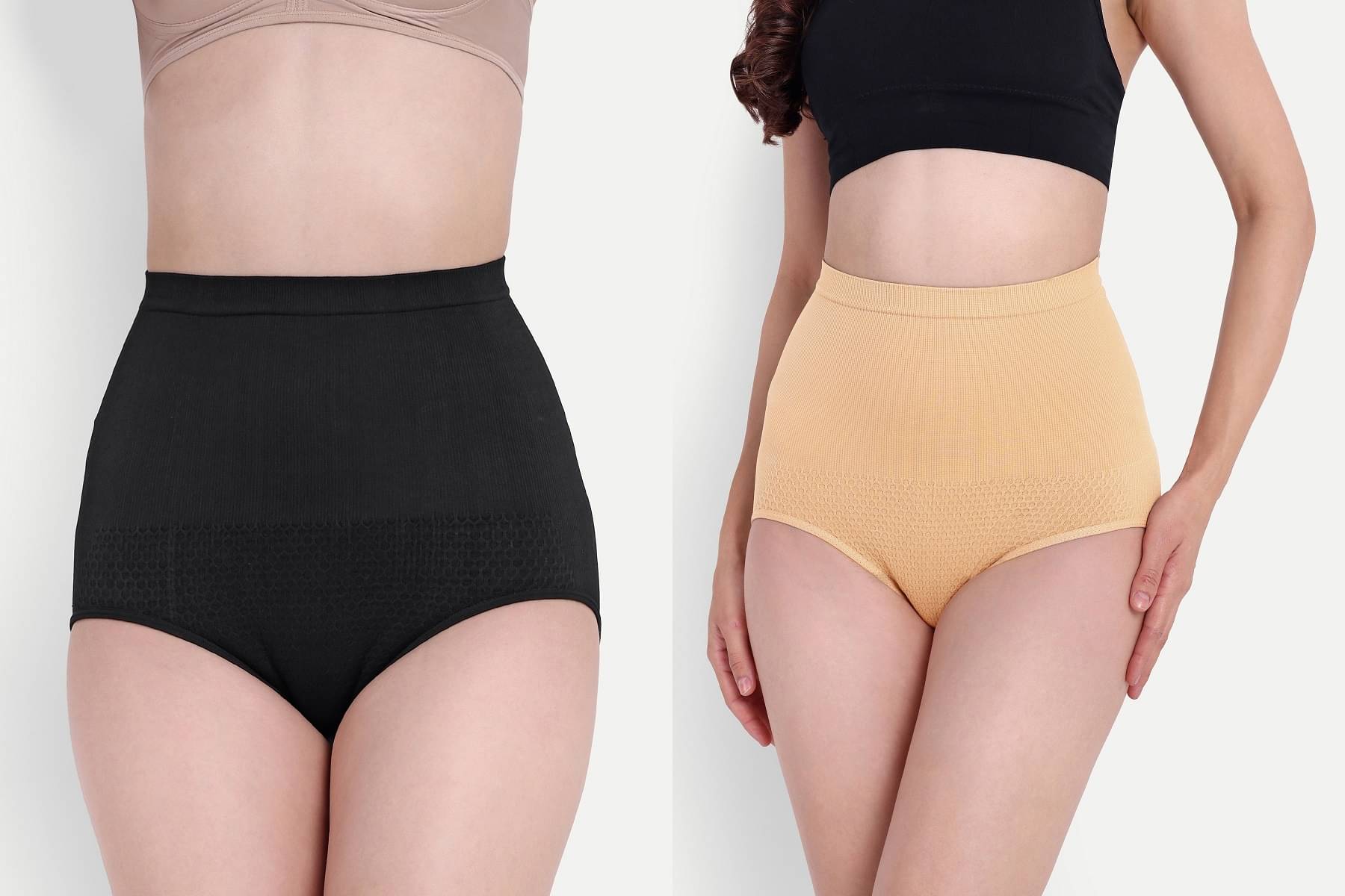 Trulymart Pack of 2 Cotton Women's Tummy Tucker ( Cream ) Trulymart Pack of 2 Cotton Women's Tummy Tucker ( Cream )