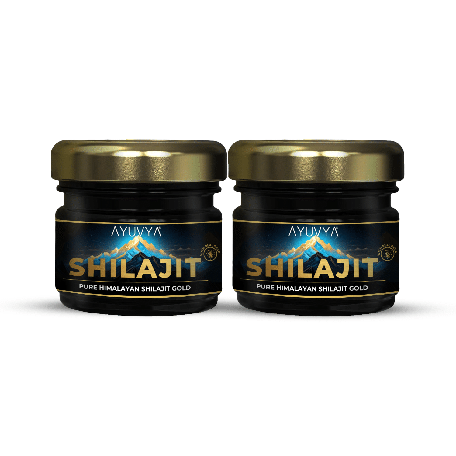 Ayuvya Shilajit Gold boosts immunity, gains strength and stamina, 100% Natural Pure Himalayan Resin. Pack of 2 (20 Gram Each) Ayuvya Shilajit Gold boosts immunity, gains strength and stamina, 100% Natural Pure Himalayan Resin. Pack of 2 (20 Gram Each)