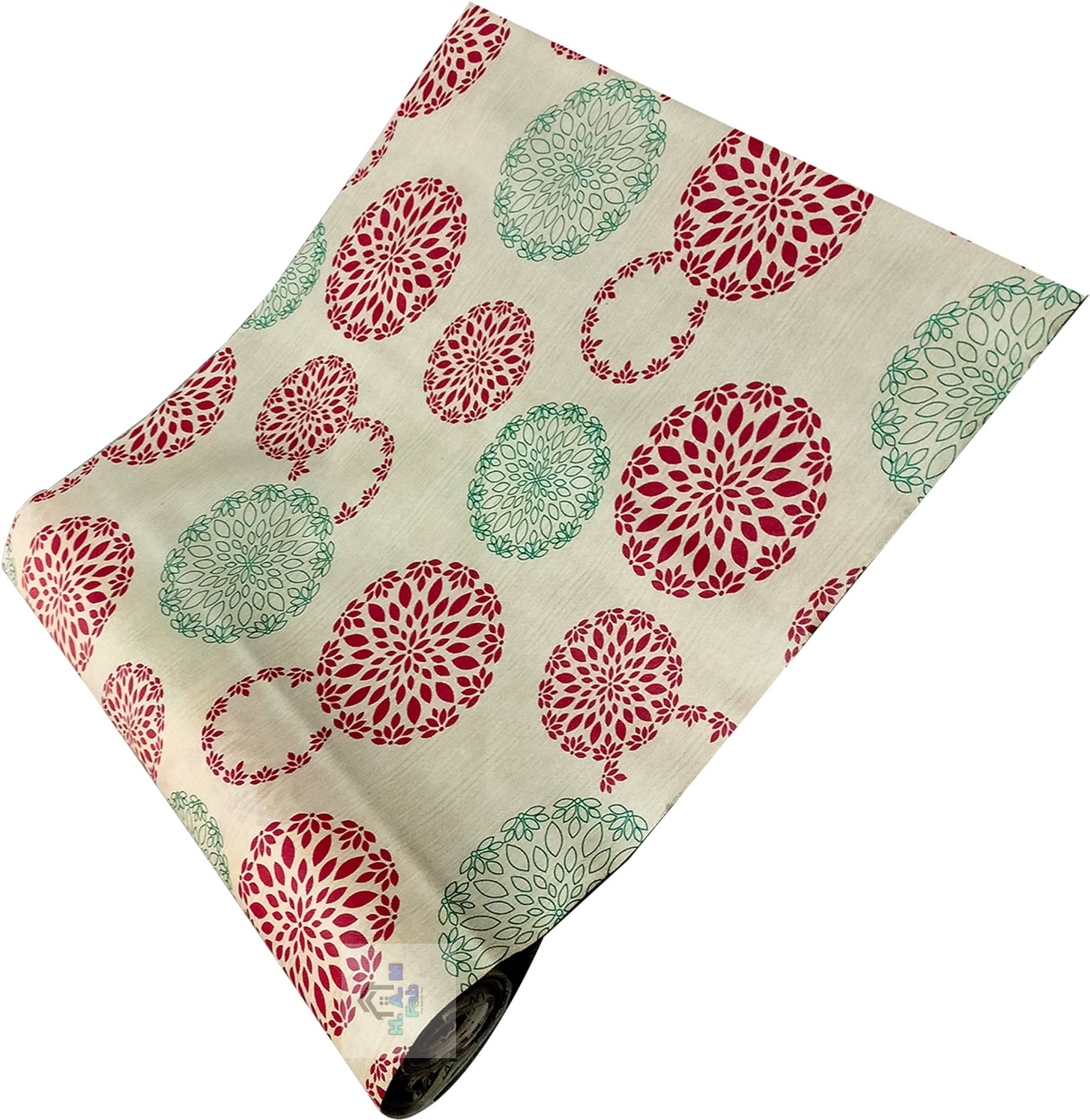 mopak decor Polyester Floral Fridge Mat & Cover ( 500 45 ) Pack of 1 - Red mopak decor Polyester Floral Fridge Mat & Cover ( 500 45 ) Pack of 1 - Red