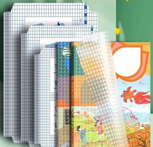     			30pcs  3 Difference size Book Covers Waterproof Plastic Clear Paper Sticker Book Cover Film for Textbooks Hardcover Protective Thick Sticky Transparent Cover for Students