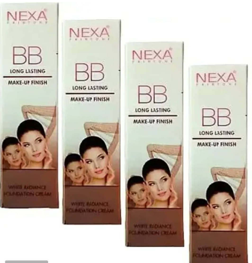     			AARAVFASHIONSTORE Natural Cream For All Skin Types Skin Light Foundation Pack of 4