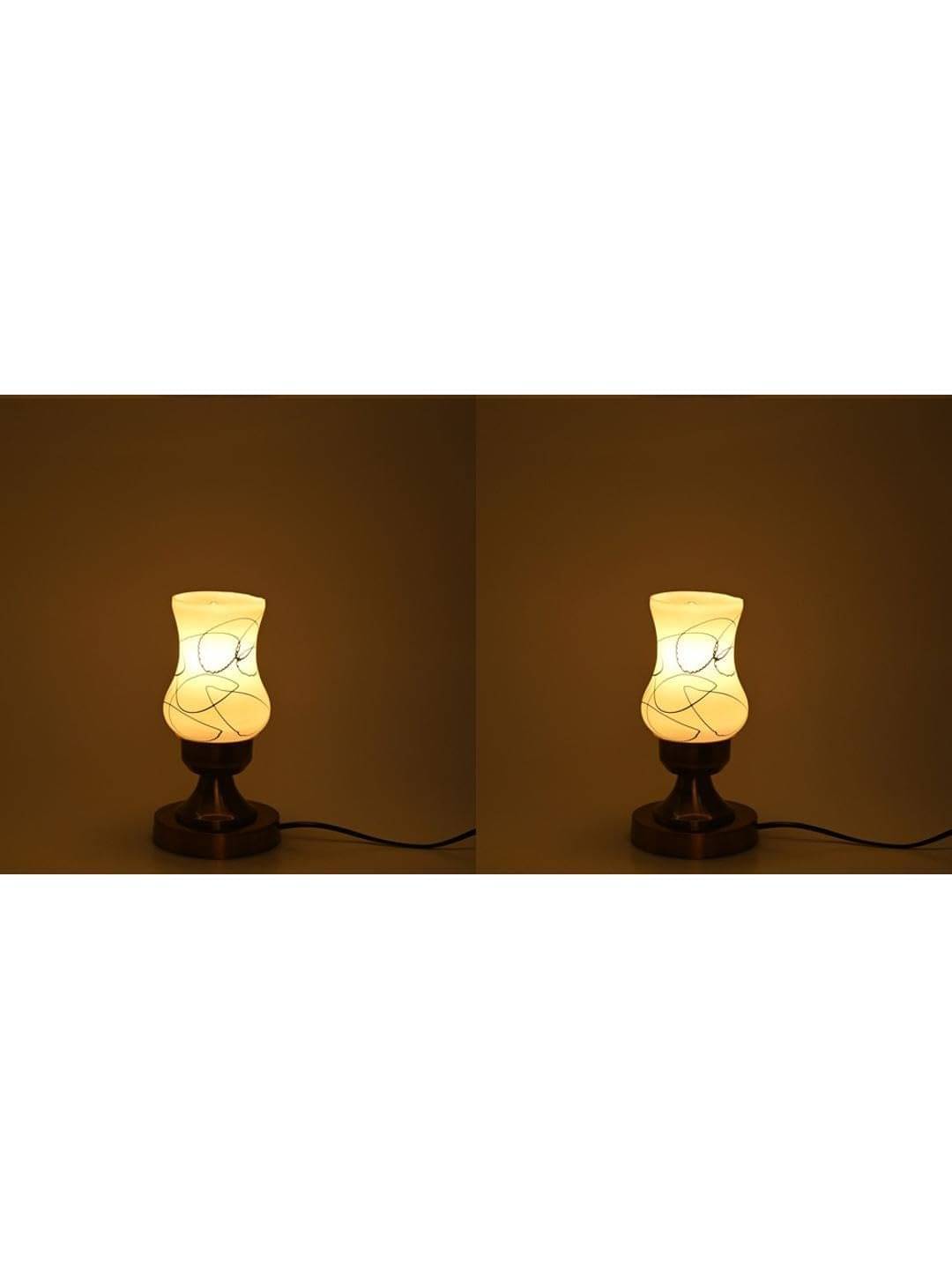 AFAST White Decorative Table Lamp ( Pack of 1 ) AFAST White Decorative Table Lamp ( Pack of 1 )