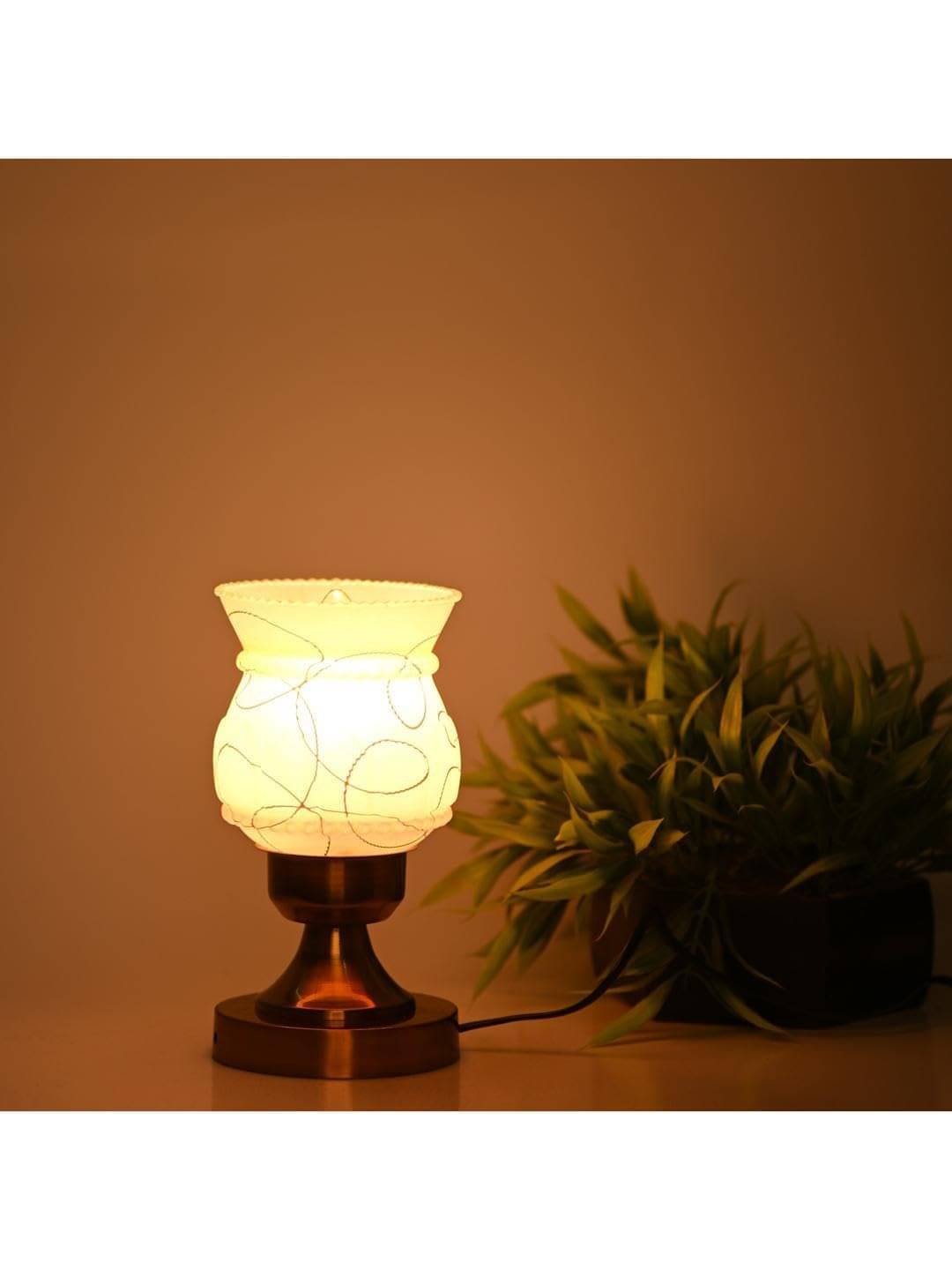 AFAST White Decorative Table Lamp ( Pack of 4 ) AFAST White Decorative Table Lamp ( Pack of 4 )
