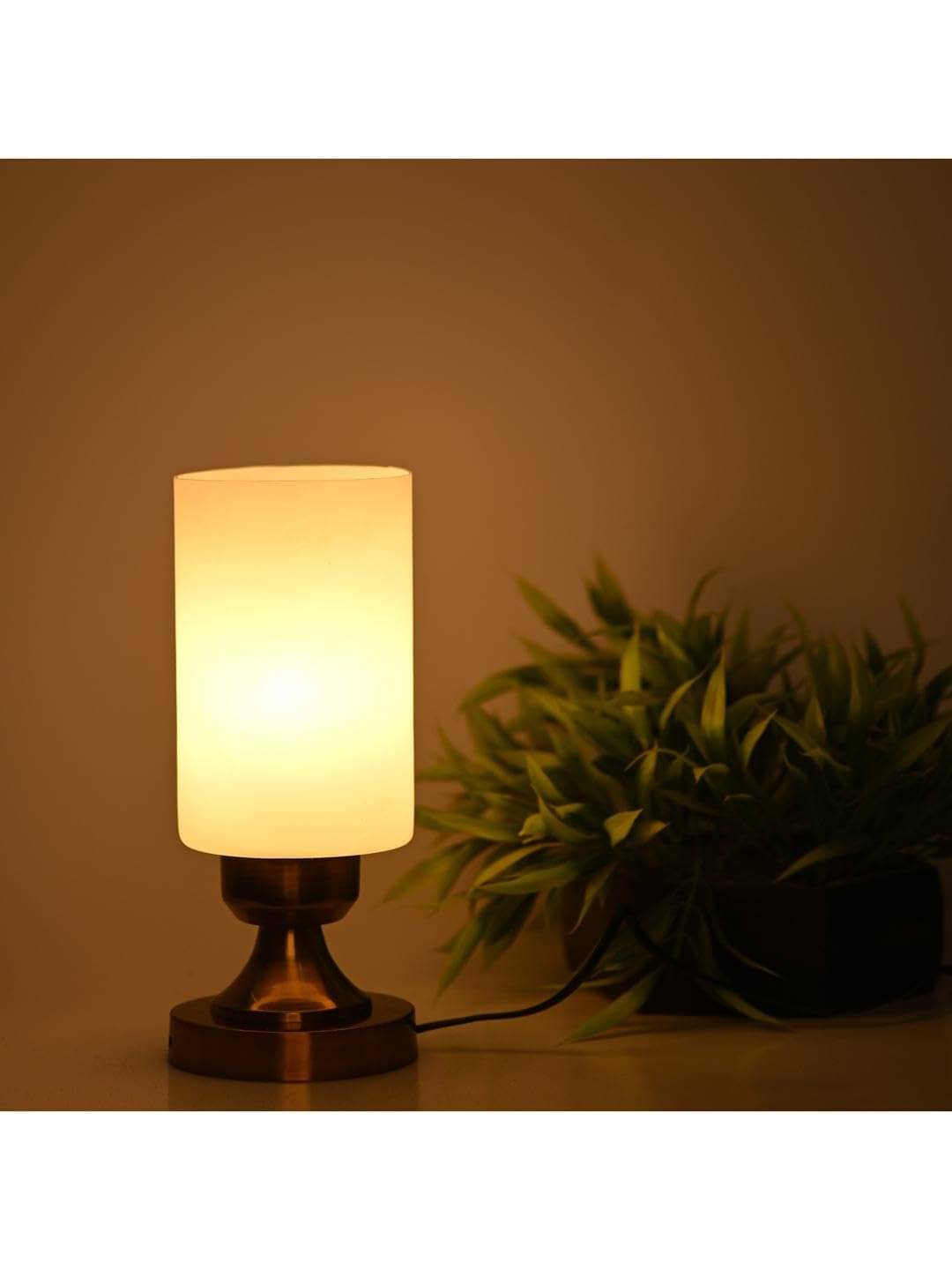     			AFAST White Decorative Table Lamp ( Pack of 4 )