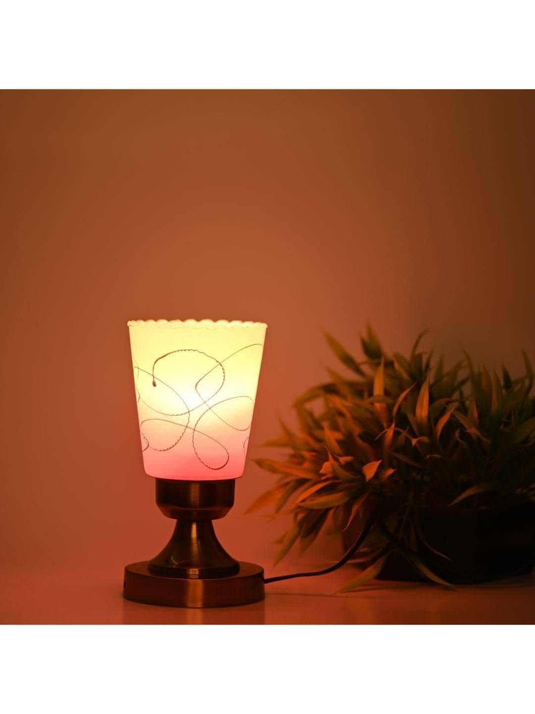 AFAST White Decorative Table Lamp ( Pack of 4 ) AFAST White Decorative Table Lamp ( Pack of 4 )