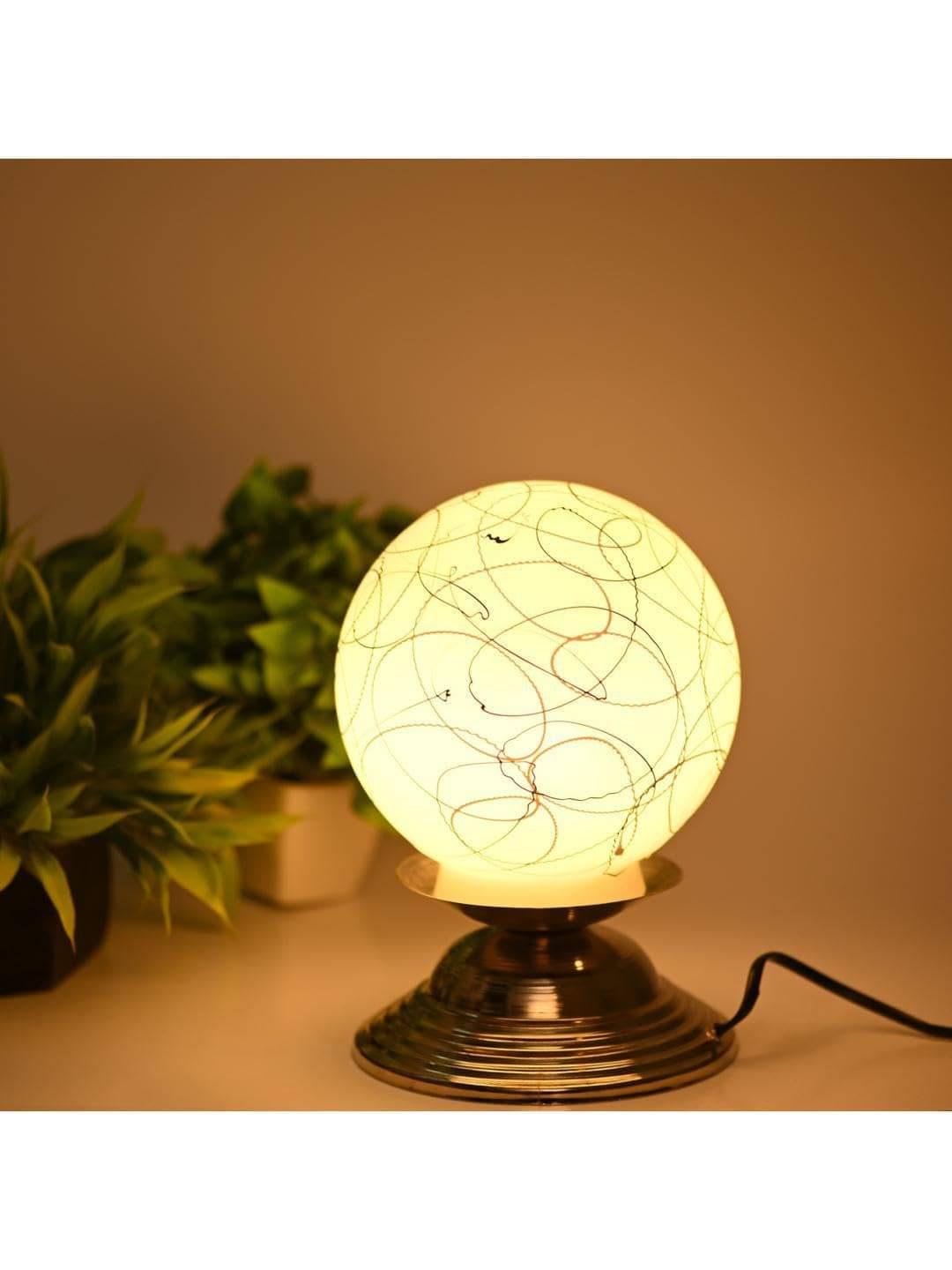 AFAST White Decorative Table Lamp ( Pack of 4 ) AFAST White Decorative Table Lamp ( Pack of 4 )