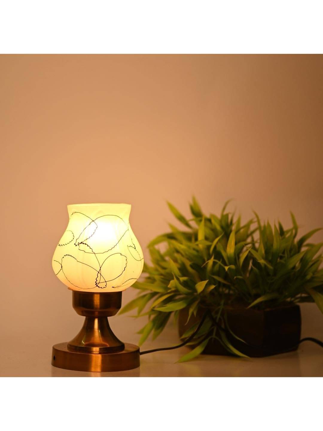 AFAST White Decorative Table Lamp ( Pack of 4 ) AFAST White Decorative Table Lamp ( Pack of 4 )